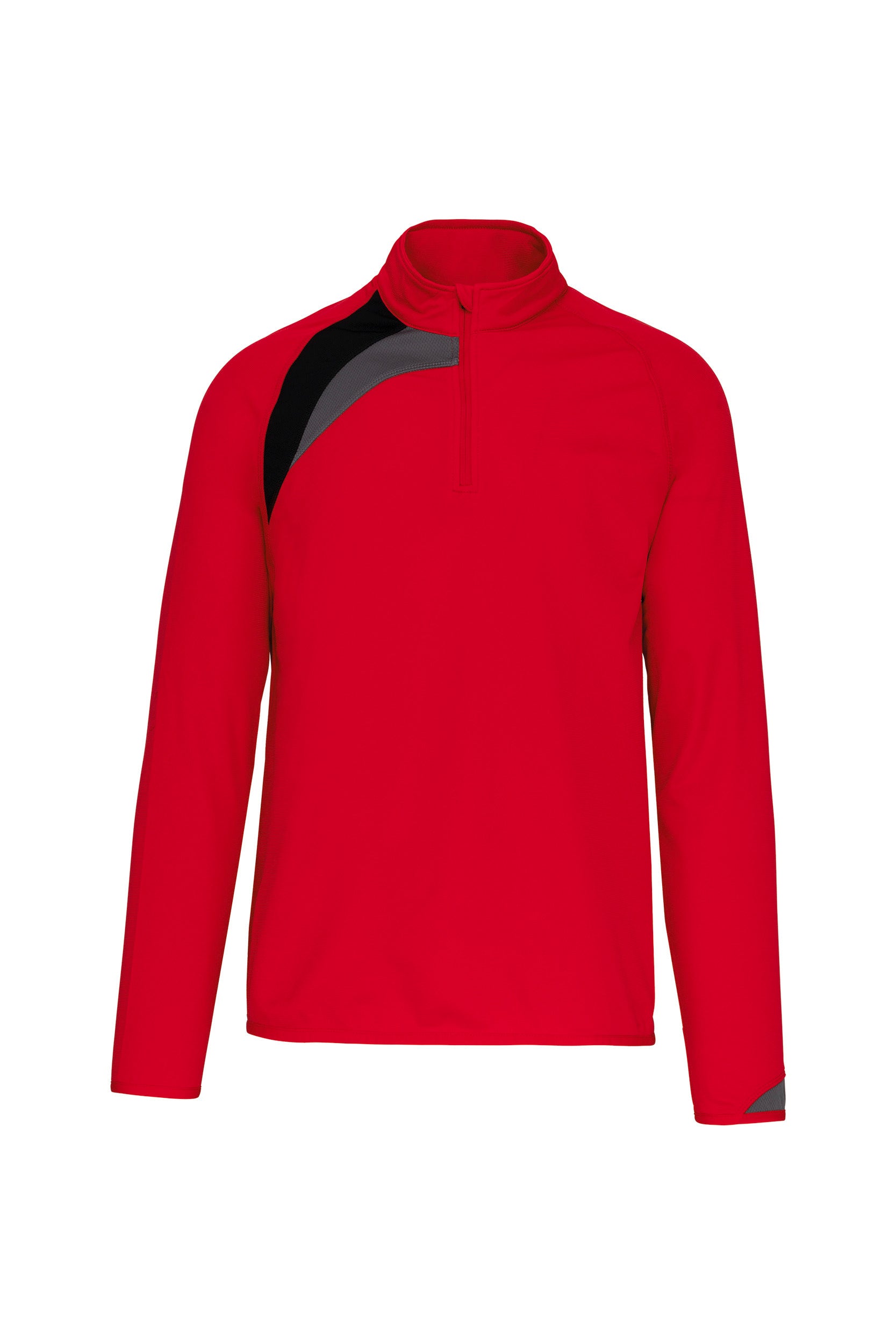 Unisex 1/4 zip training sweatshirt
