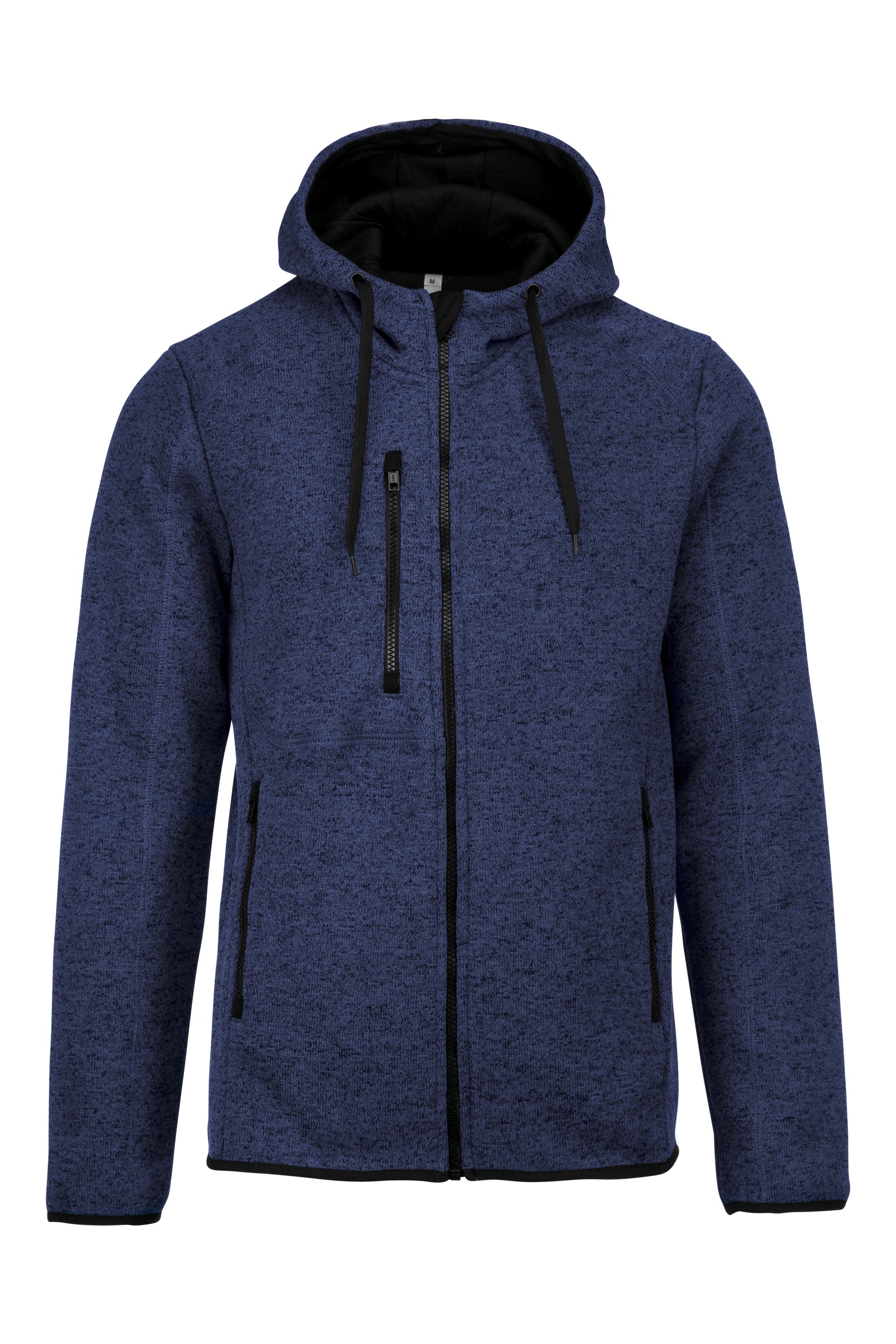 Men's mottled hooded jacket