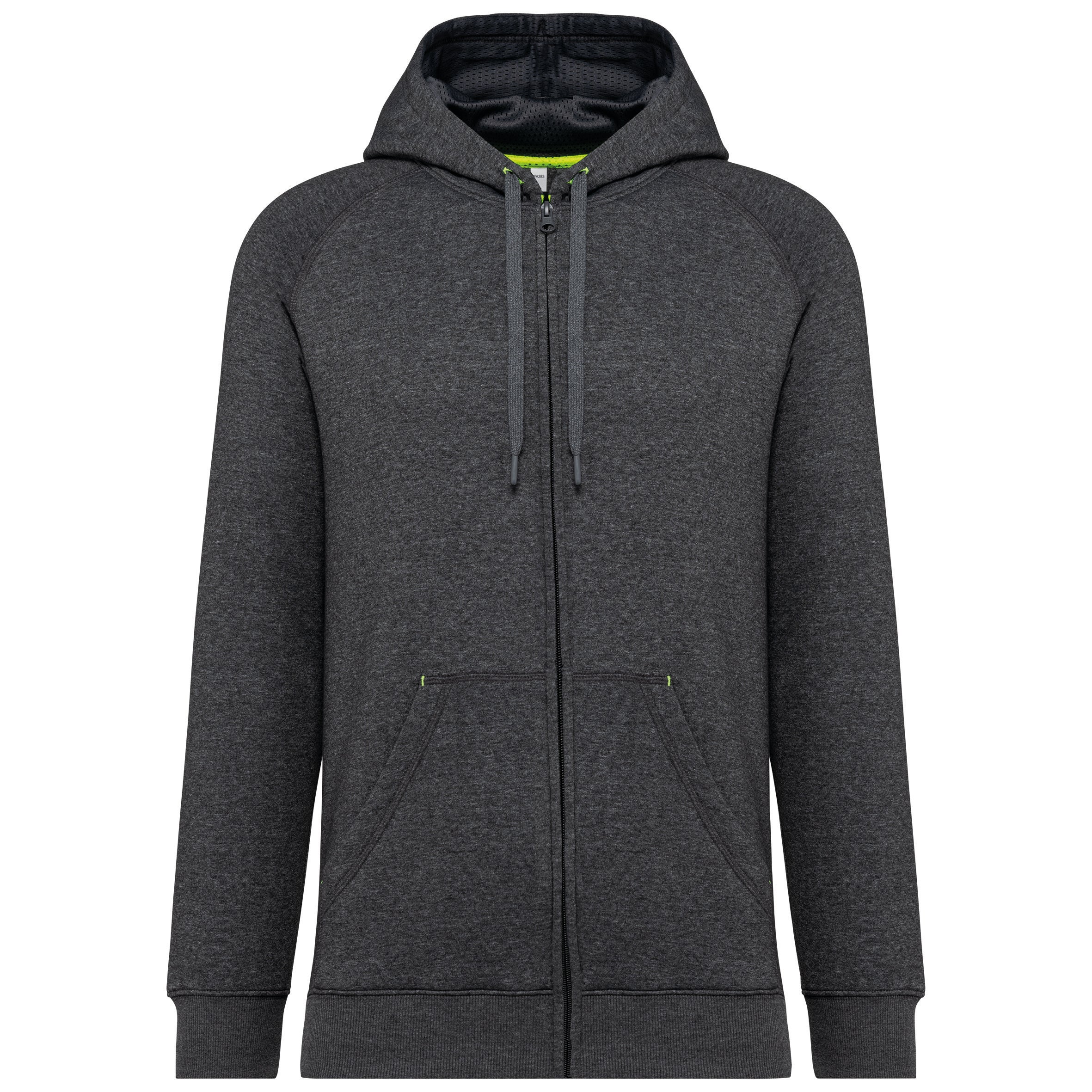 Unisex Hooded Zip Jacket