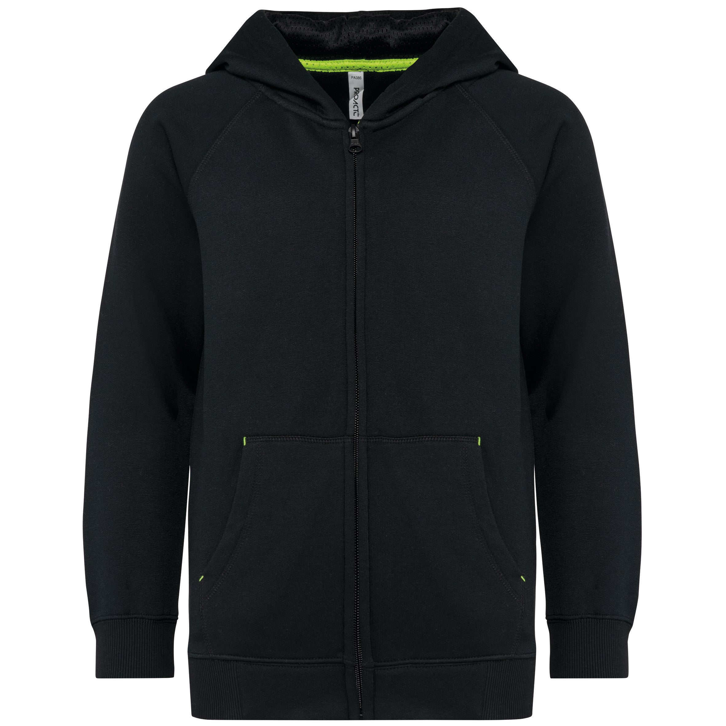 Children's hooded zipped jacket