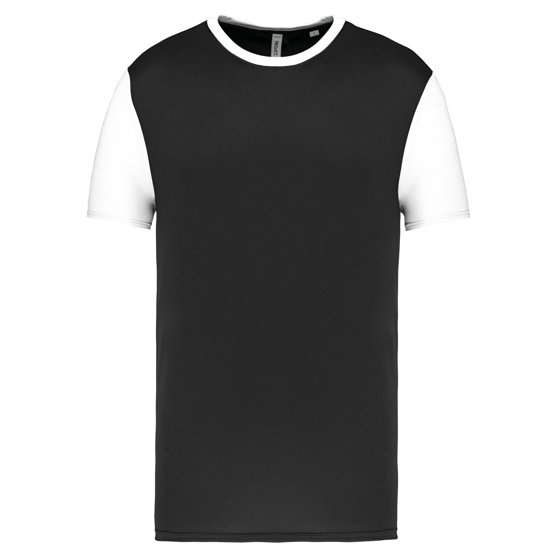 Unisex two-tone short-sleeved jersey