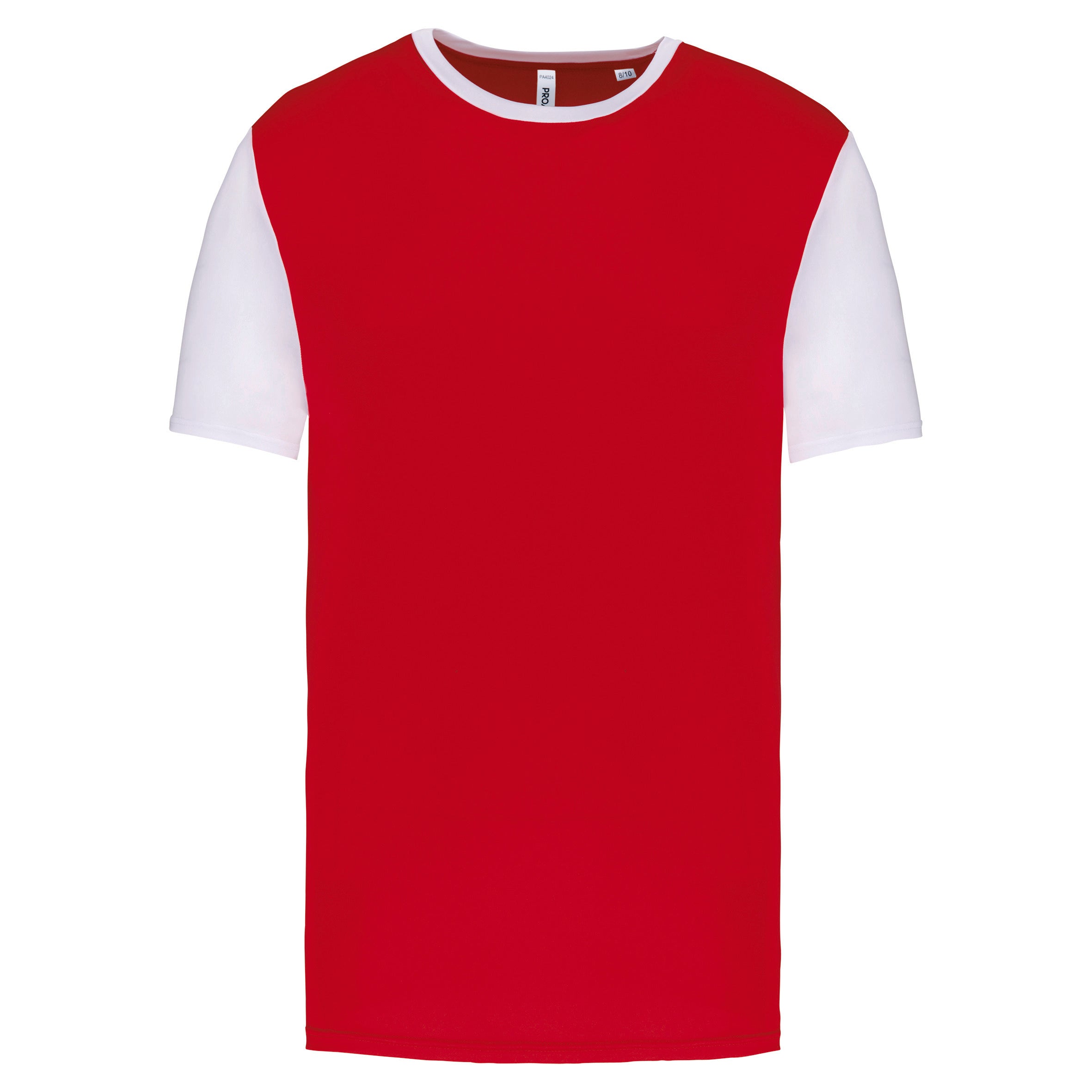 Children's two-tone short-sleeved jersey