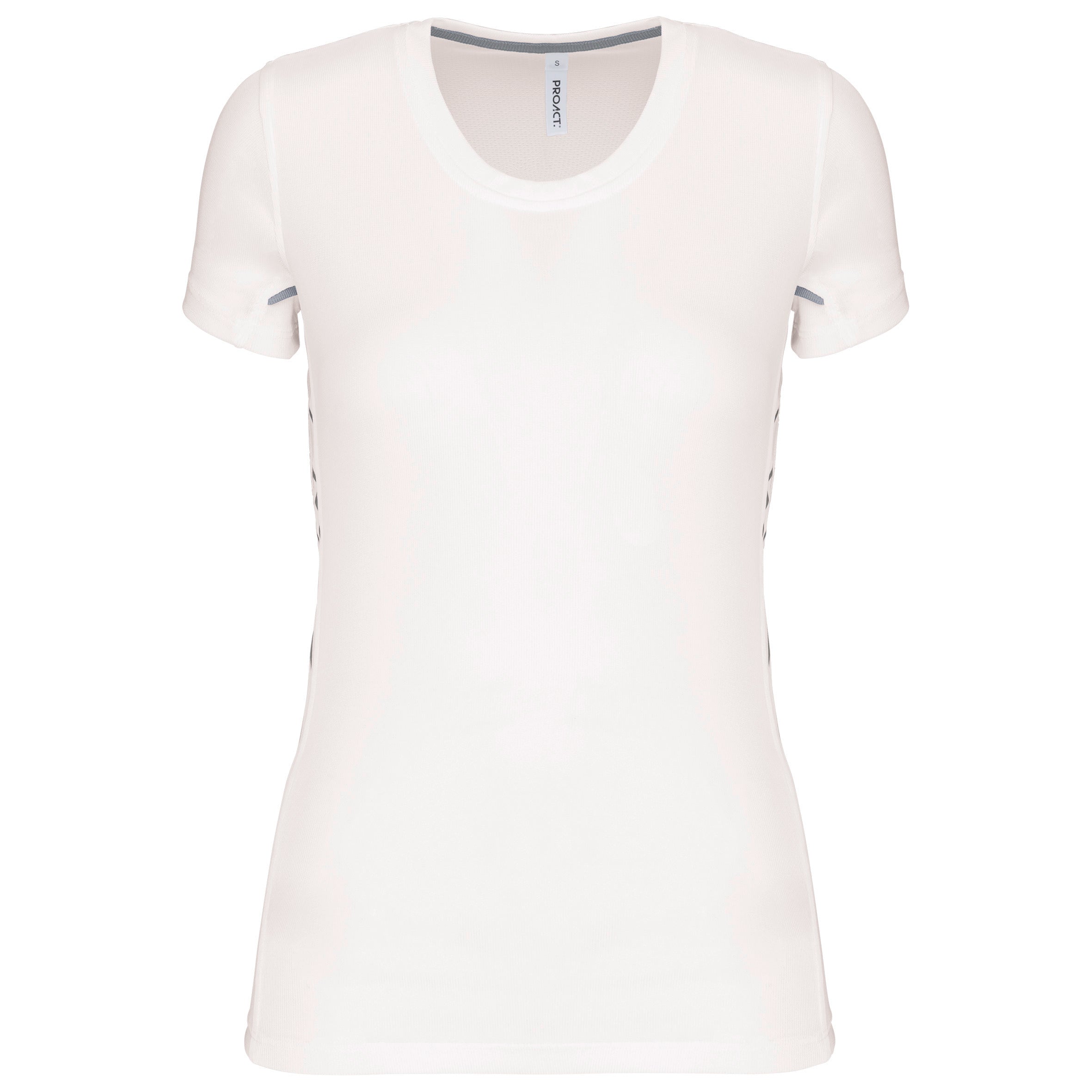 T-shirt de sport bi-matière manches courtes femme
