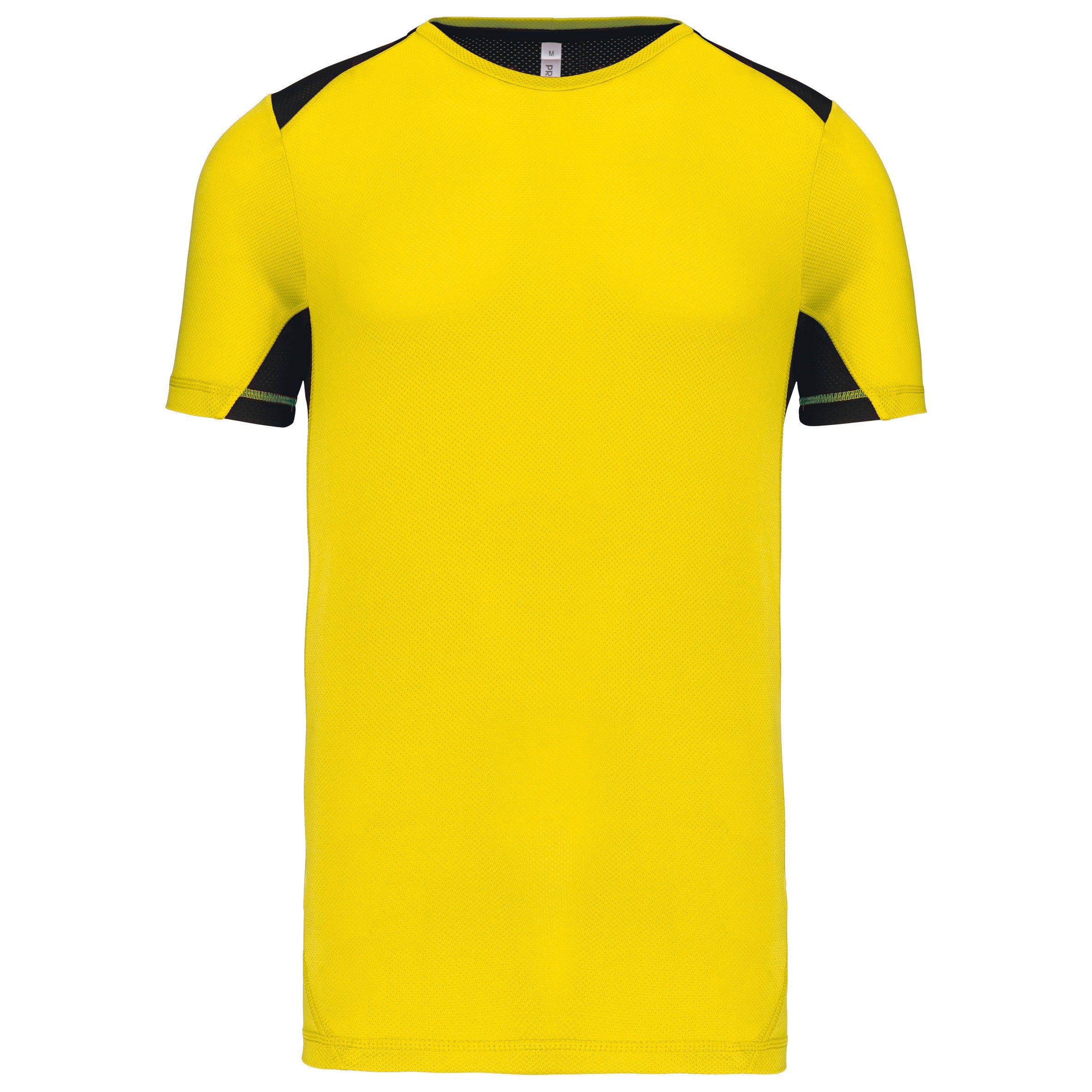 T-shirt de sport bicolore unisexe