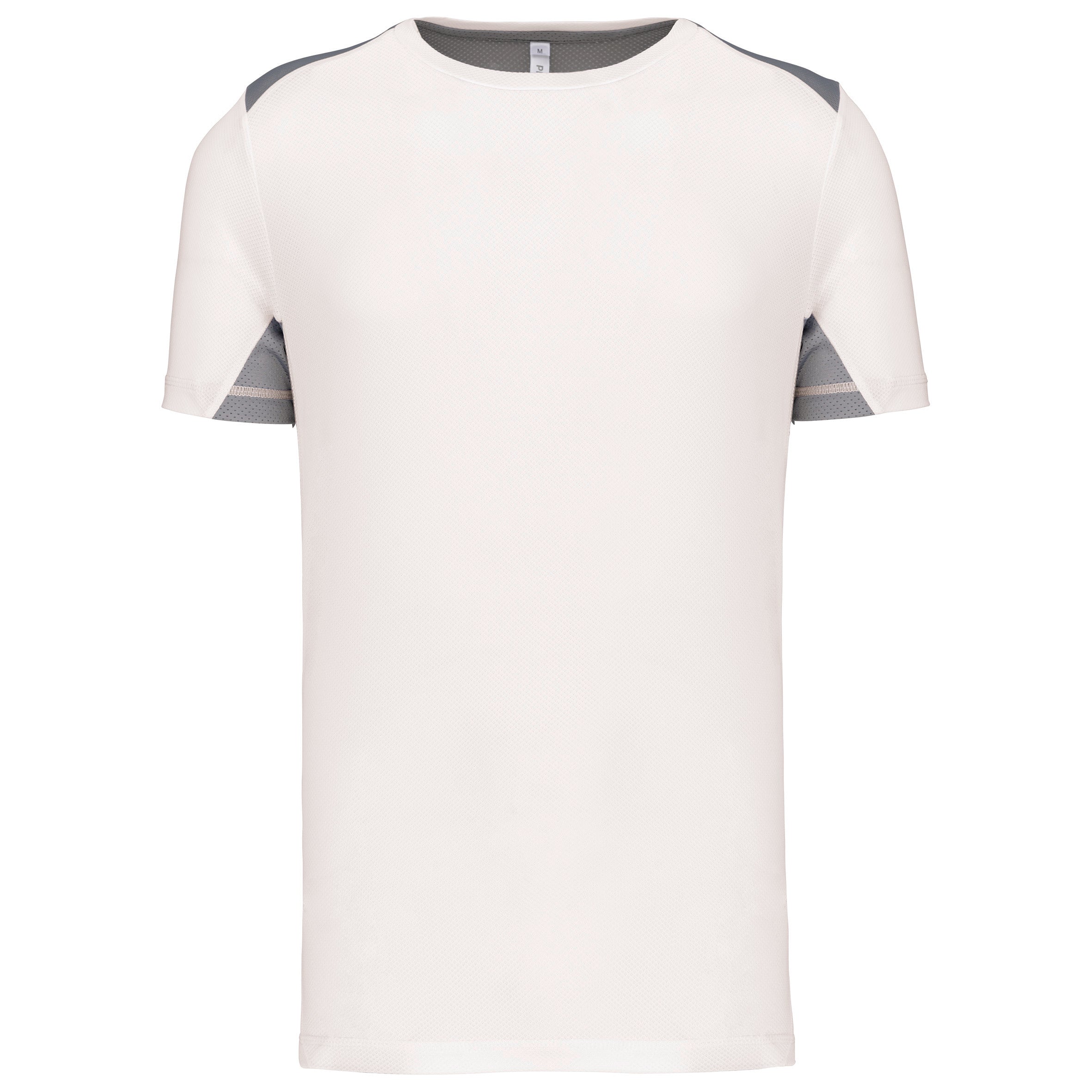 T-shirt de sport bicolore unisexe