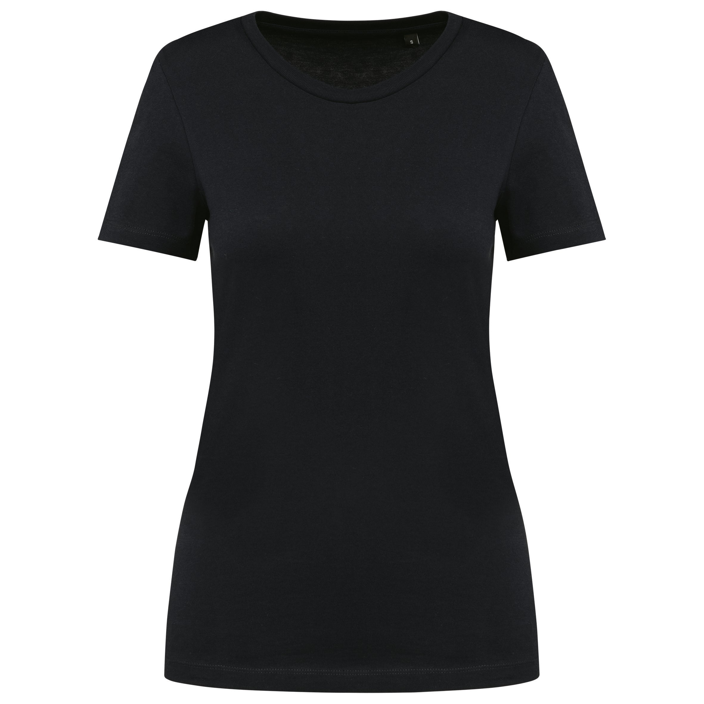 T-shirt Supima® col rond manches courtes femme