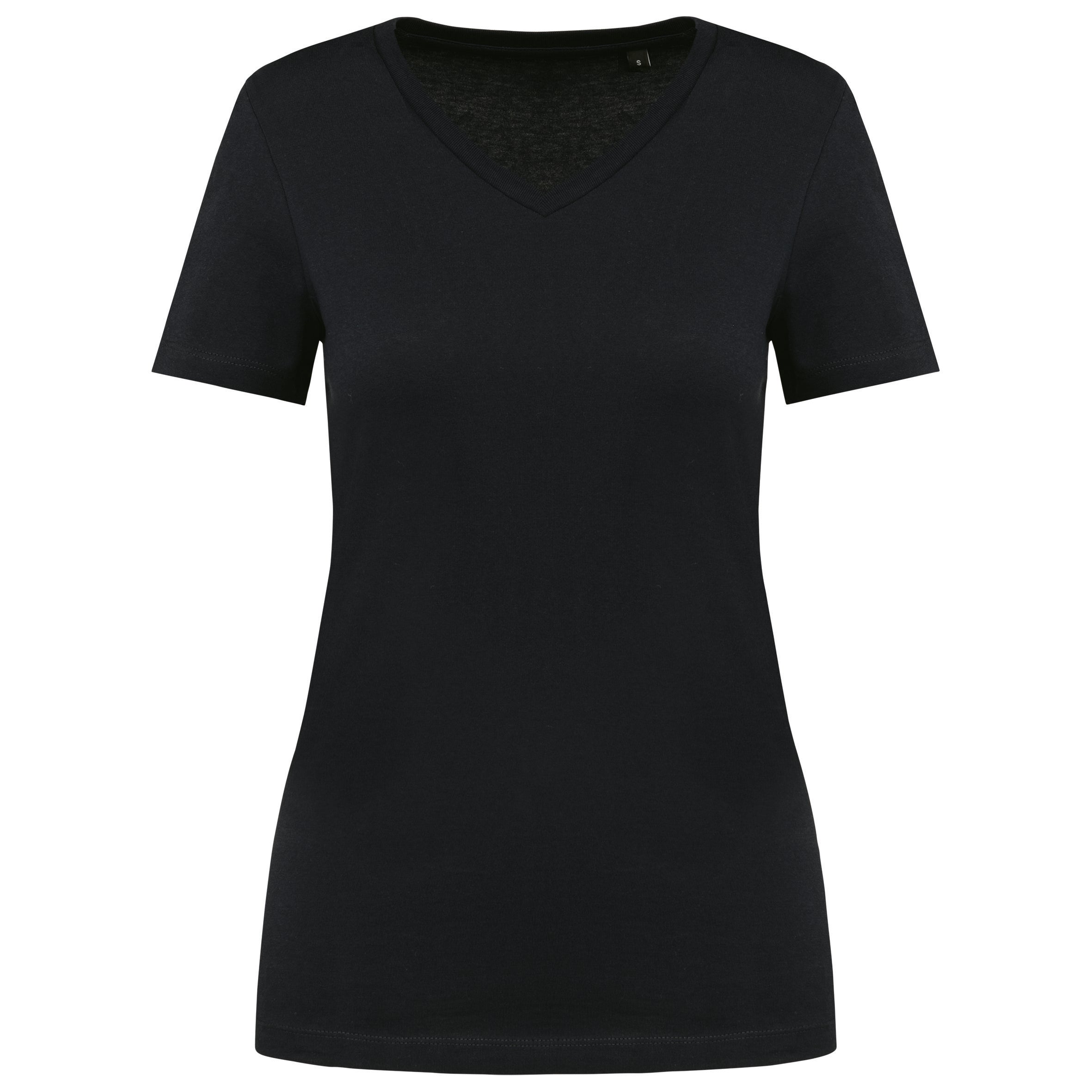 T-shirt Supima® col V manches courtes femme