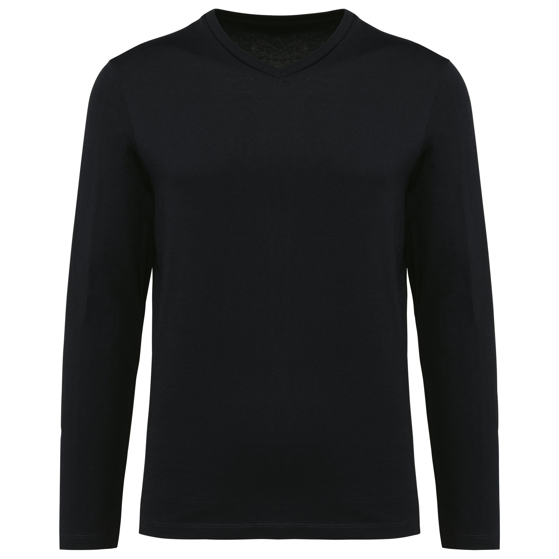 T-shirt Supima® col V manches longues homme
