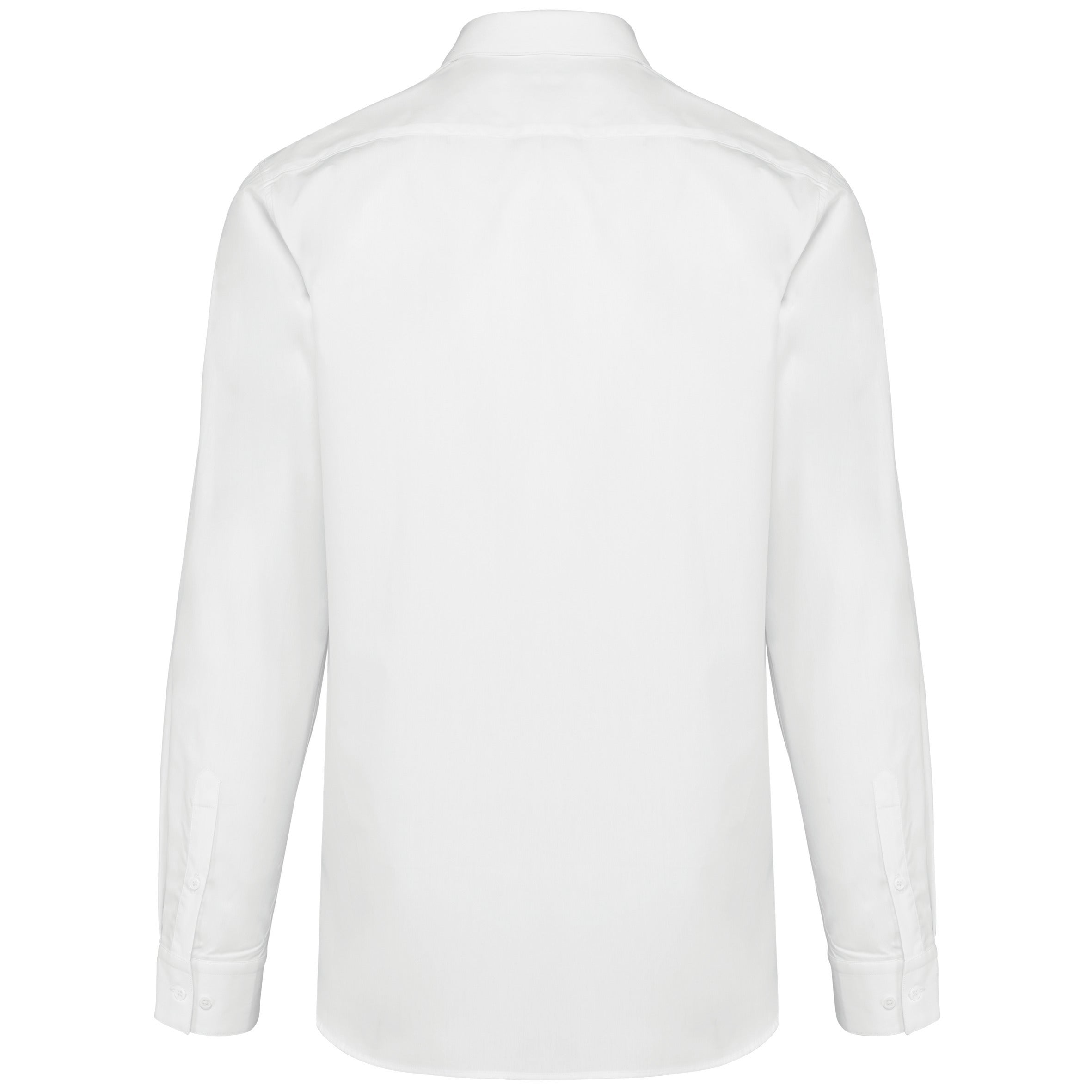 Chemise popeline manches longues homme