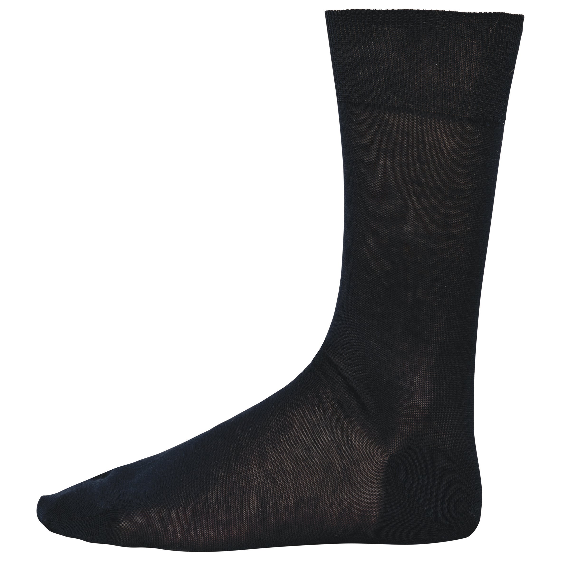 Men's lisle cotton jersey socks