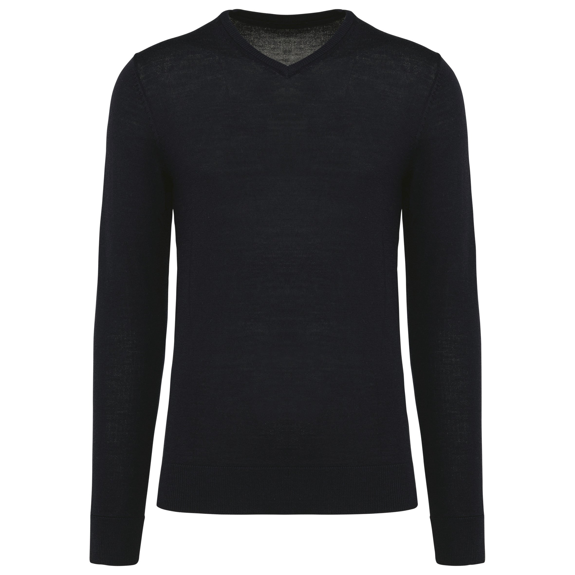 Pull Mérinos col V homme