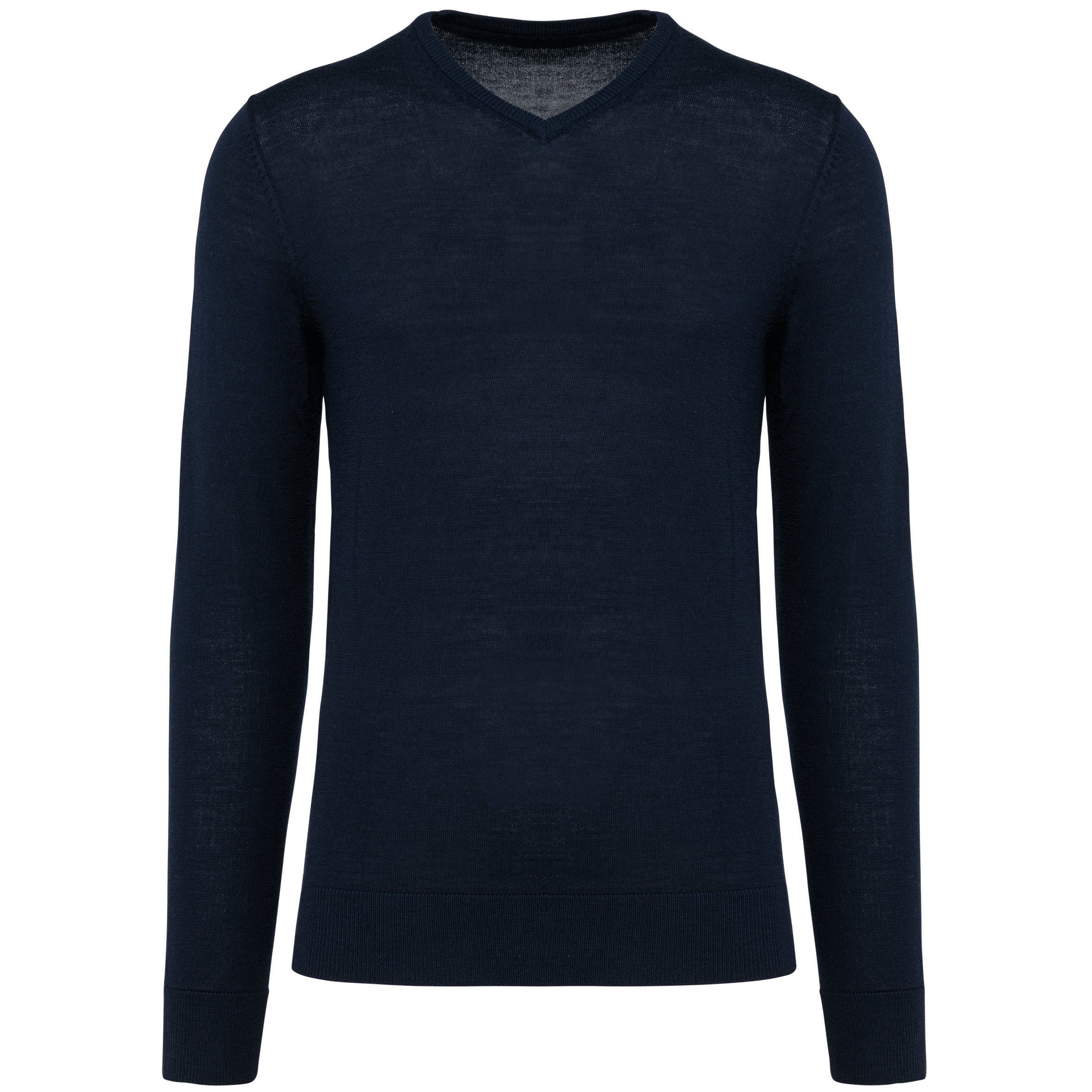 Pull Mérinos col V homme