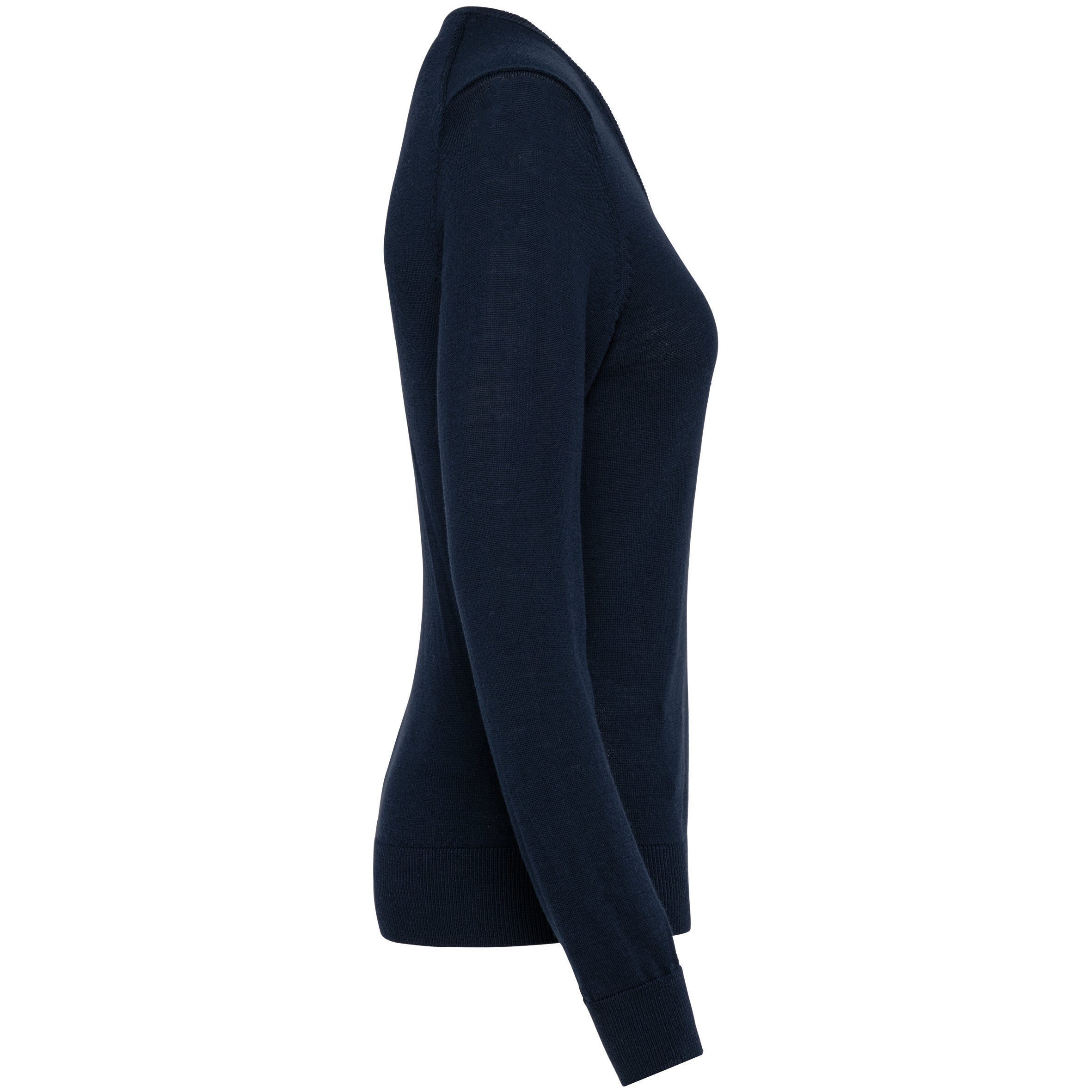Pull Mérinos col V femme