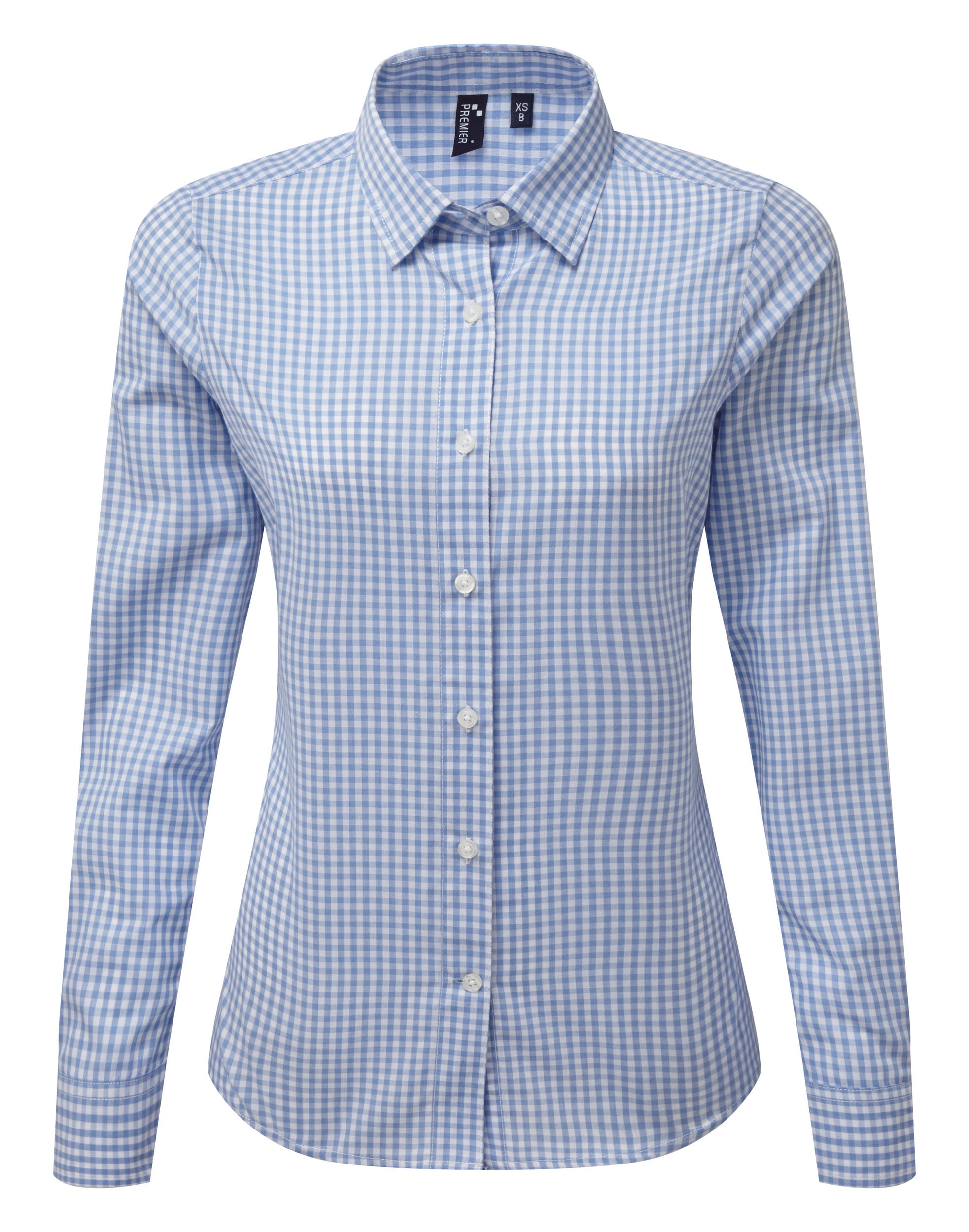 Large check gingham shirt