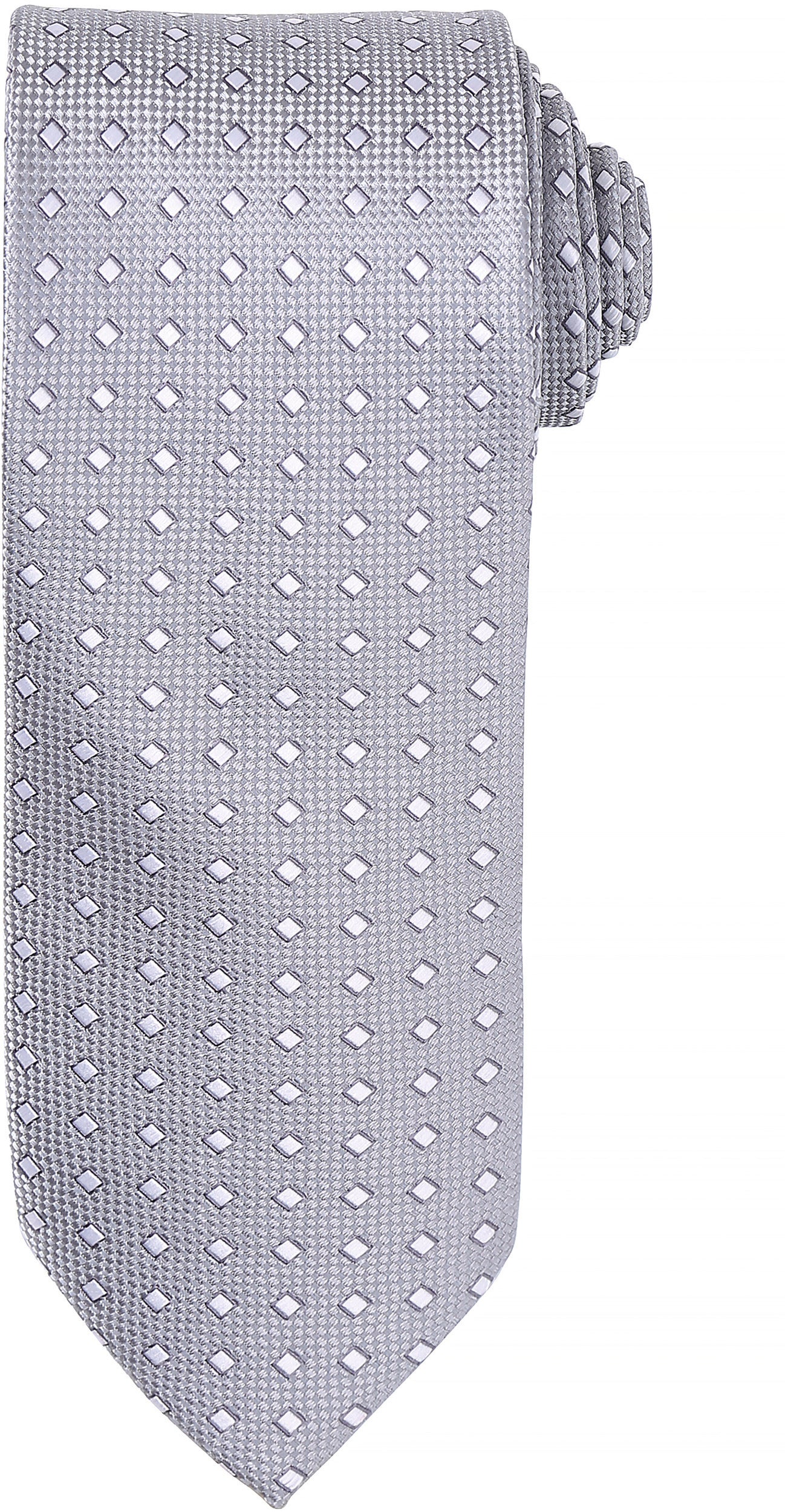 Stropdas met vierkant patroon