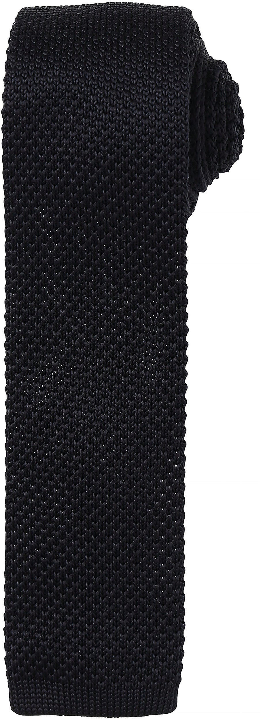 Thin knitted tie