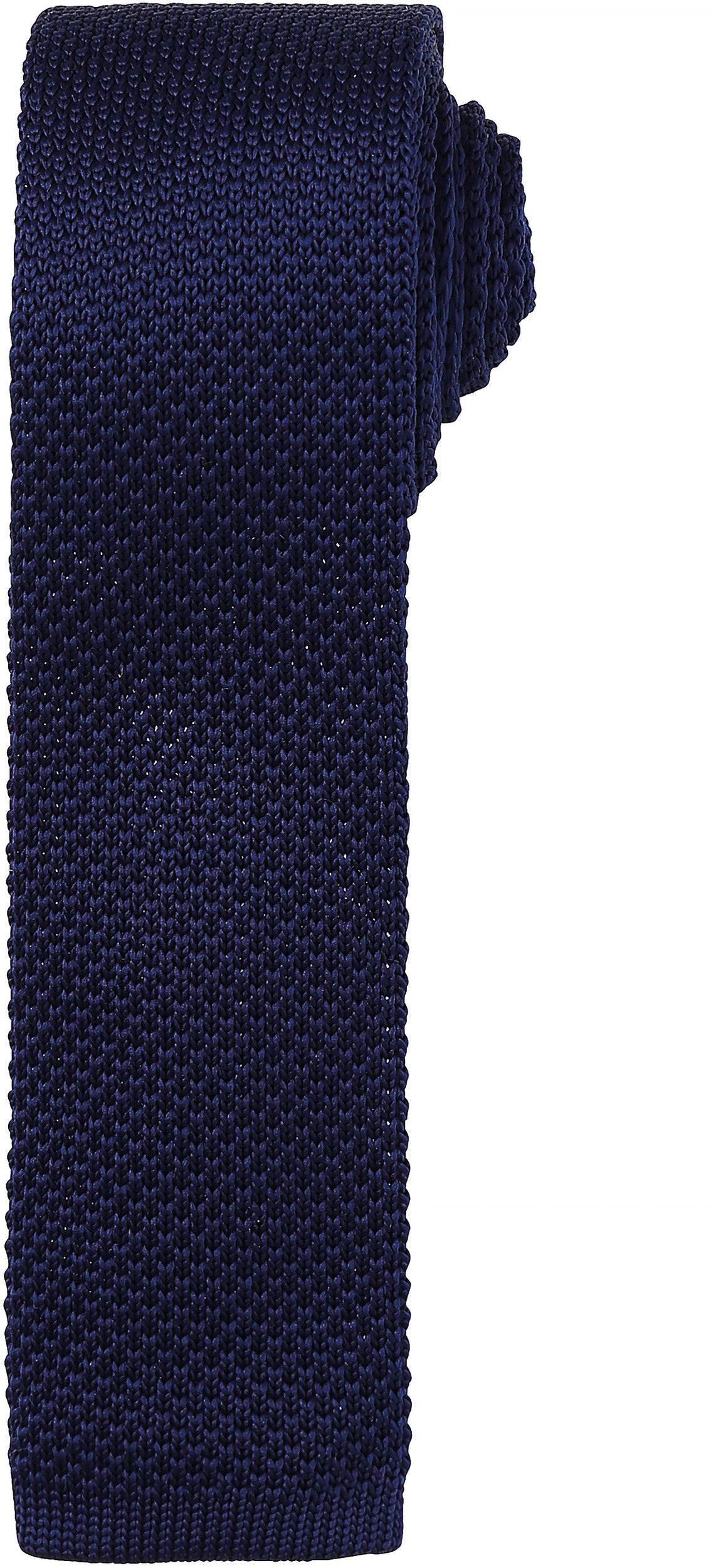 Thin knitted tie