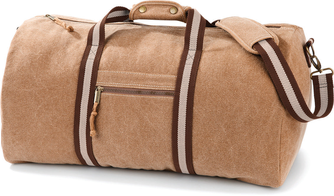 Vintage canvas travel bag