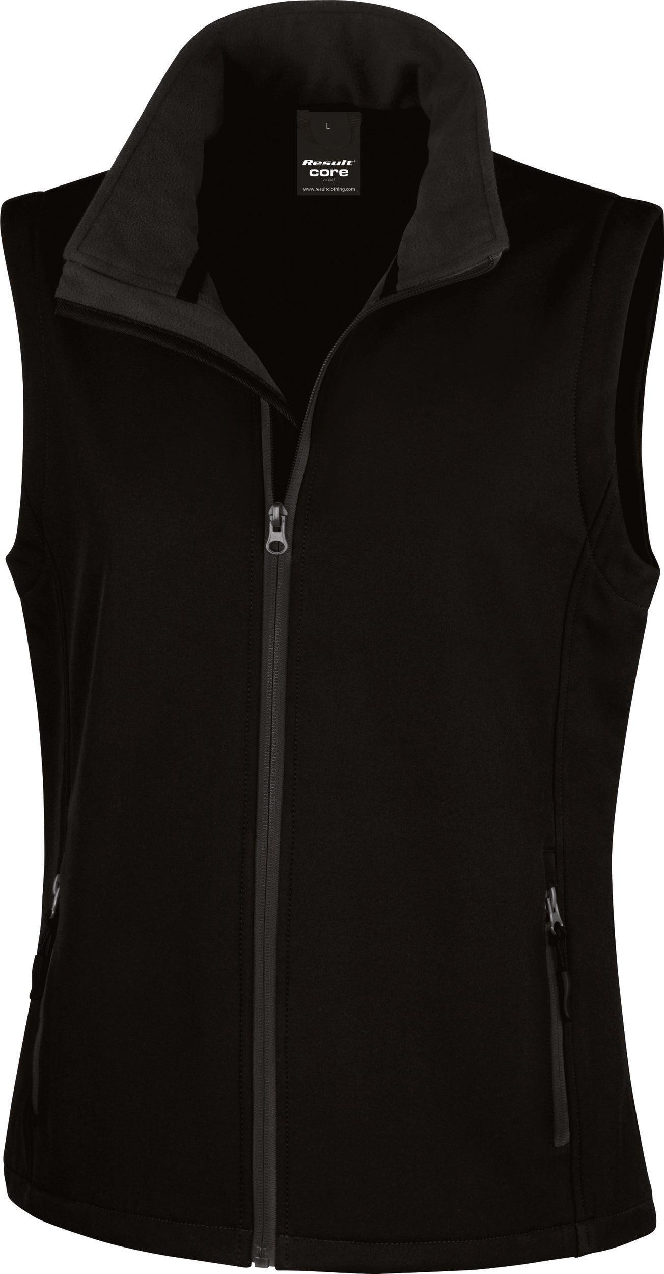 Dames bedrukbare softshell bodywarmer