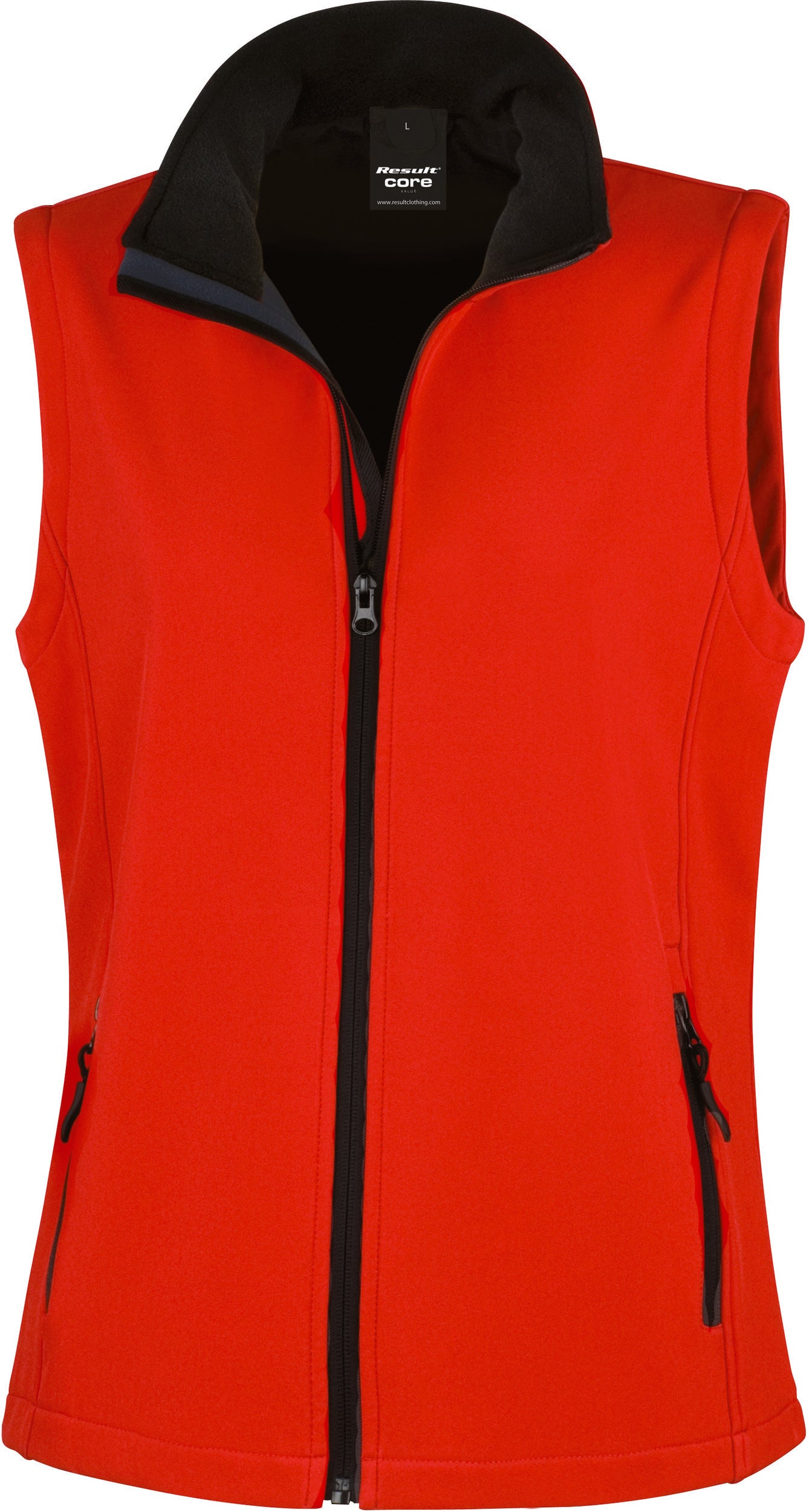 Dames bedrukbare softshell bodywarmer