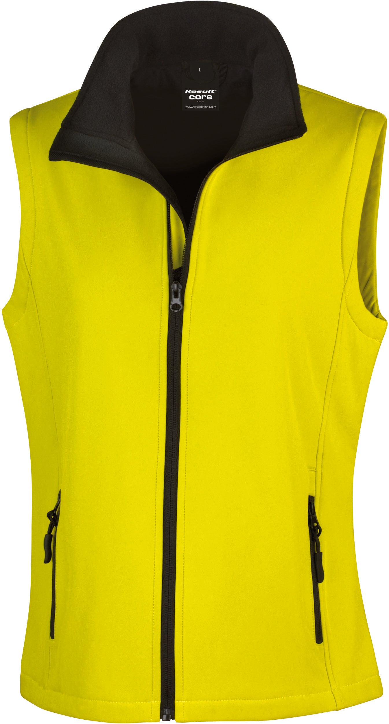 Dames bedrukbare softshell bodywarmer