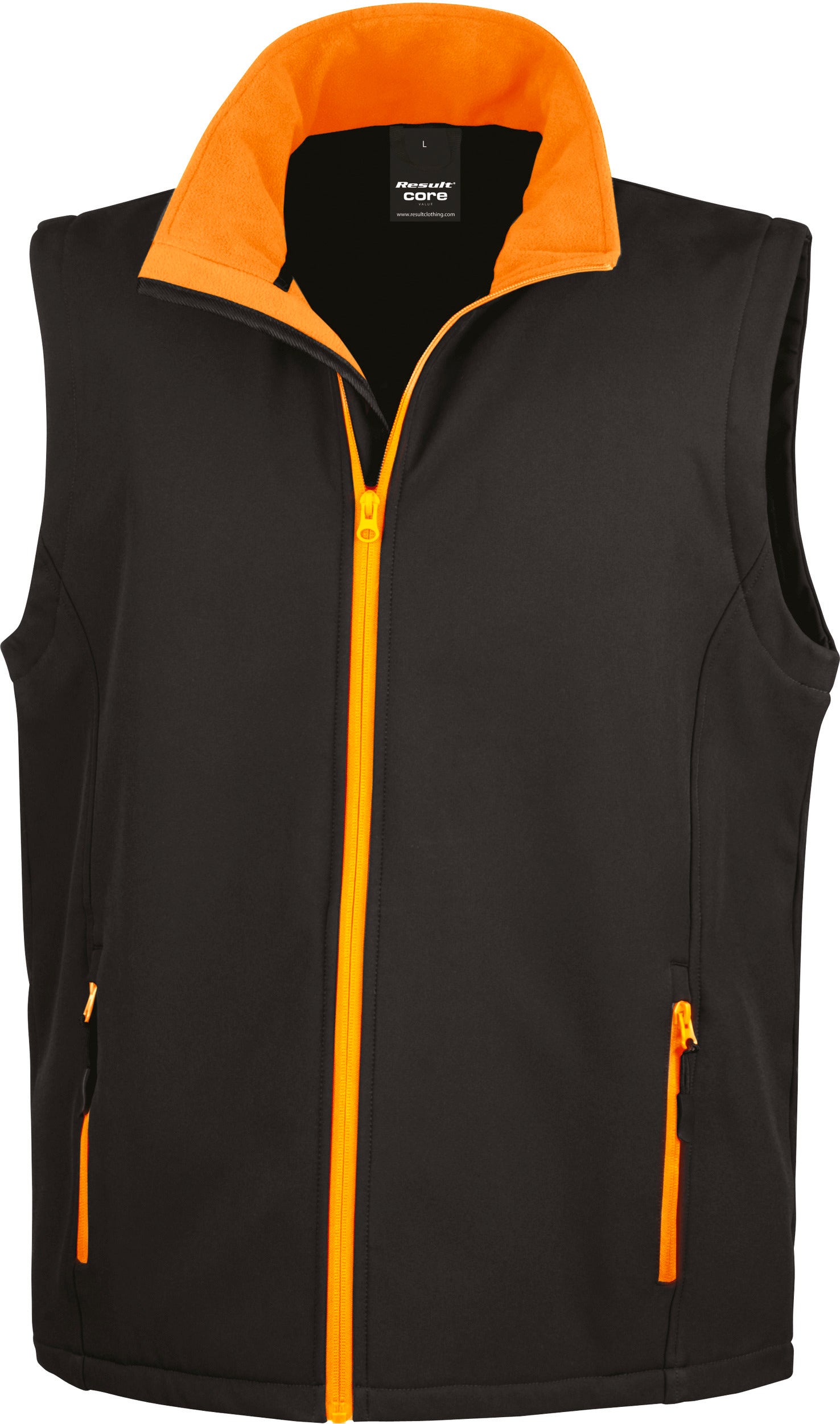Bedrukbare softshell-bodywarmer voor heren