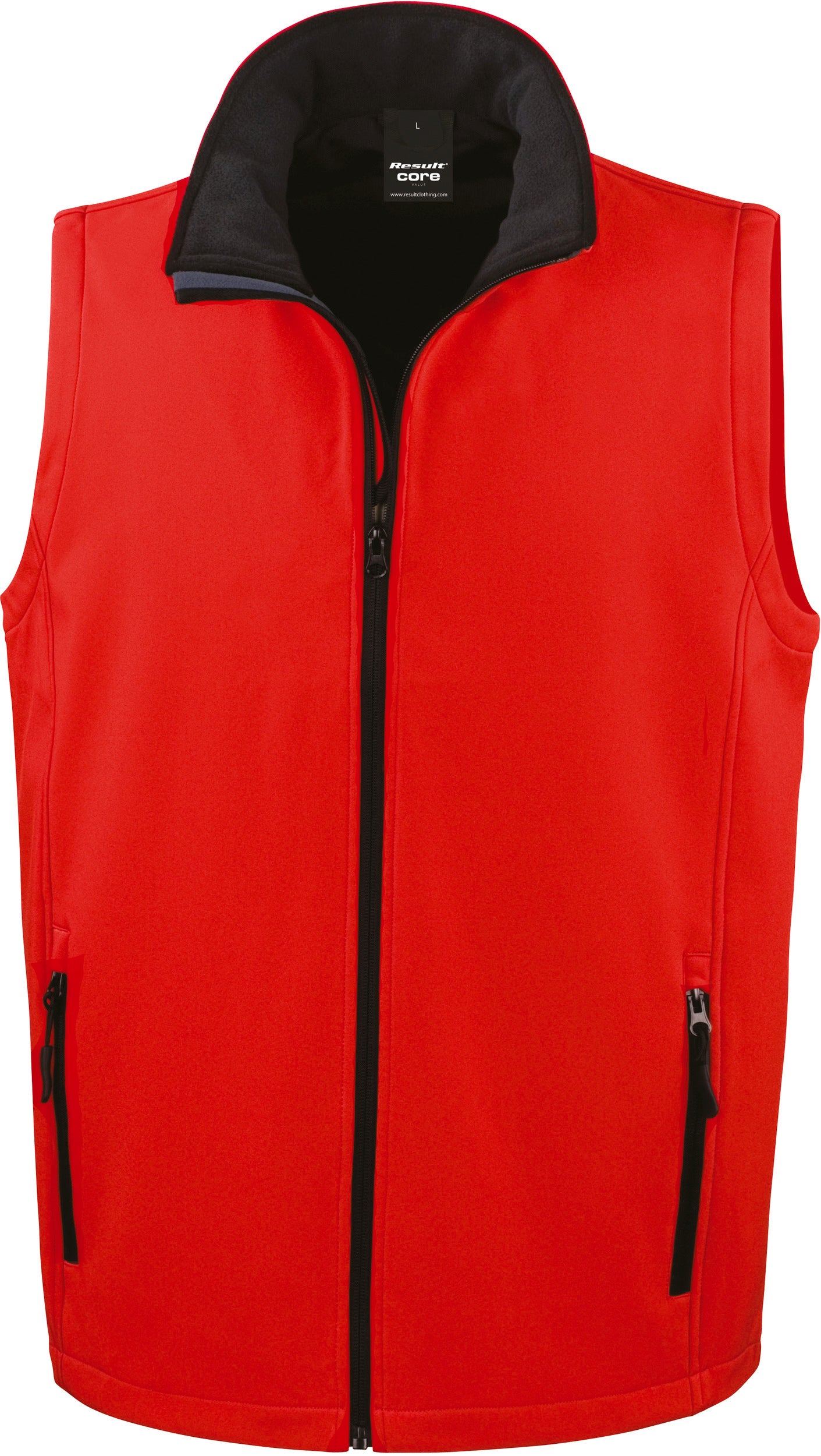 Bedrukbare softshell-bodywarmer voor heren