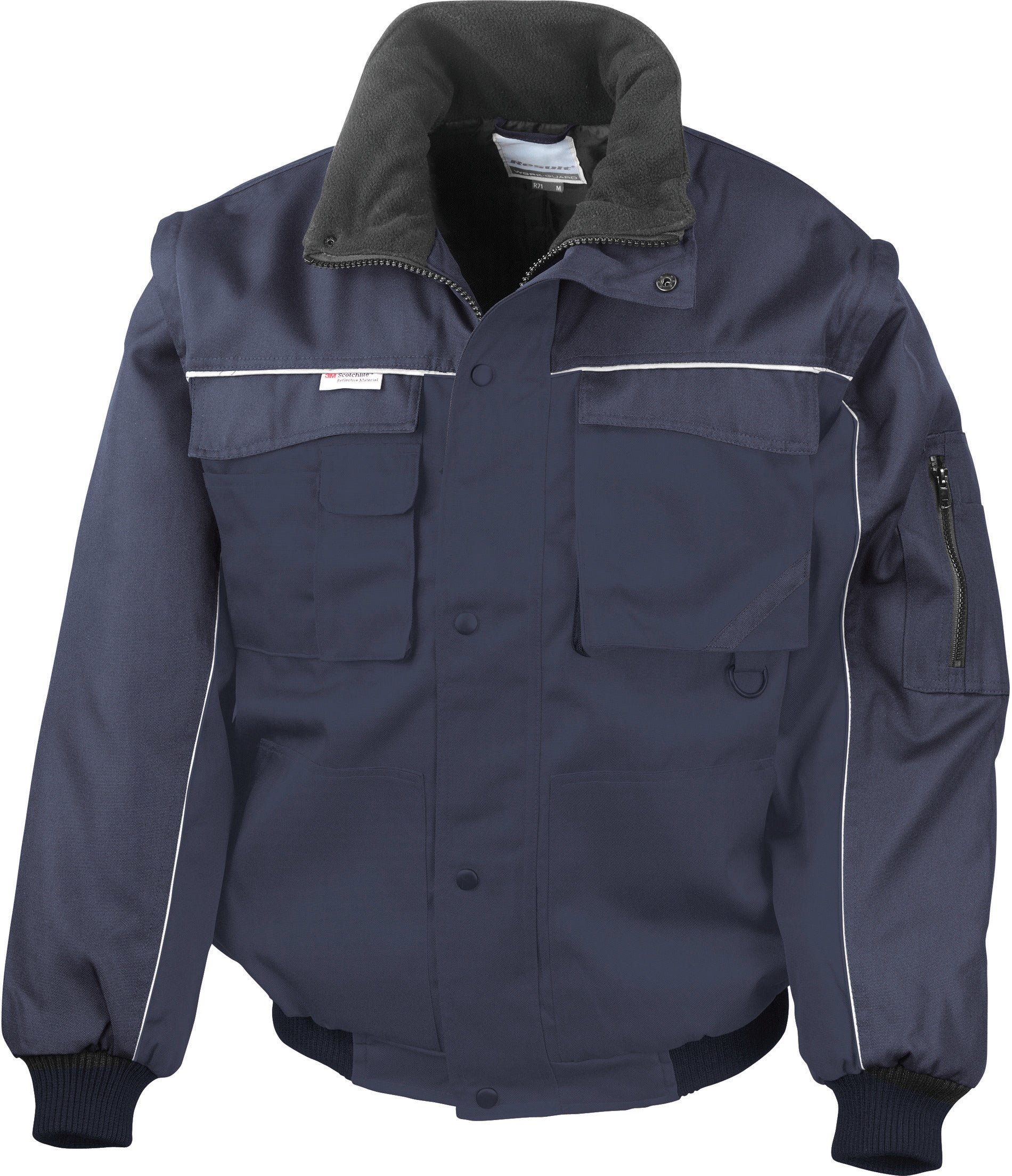 HEAVY DUTY JACKET WITH REMOVABLE SLEEVES