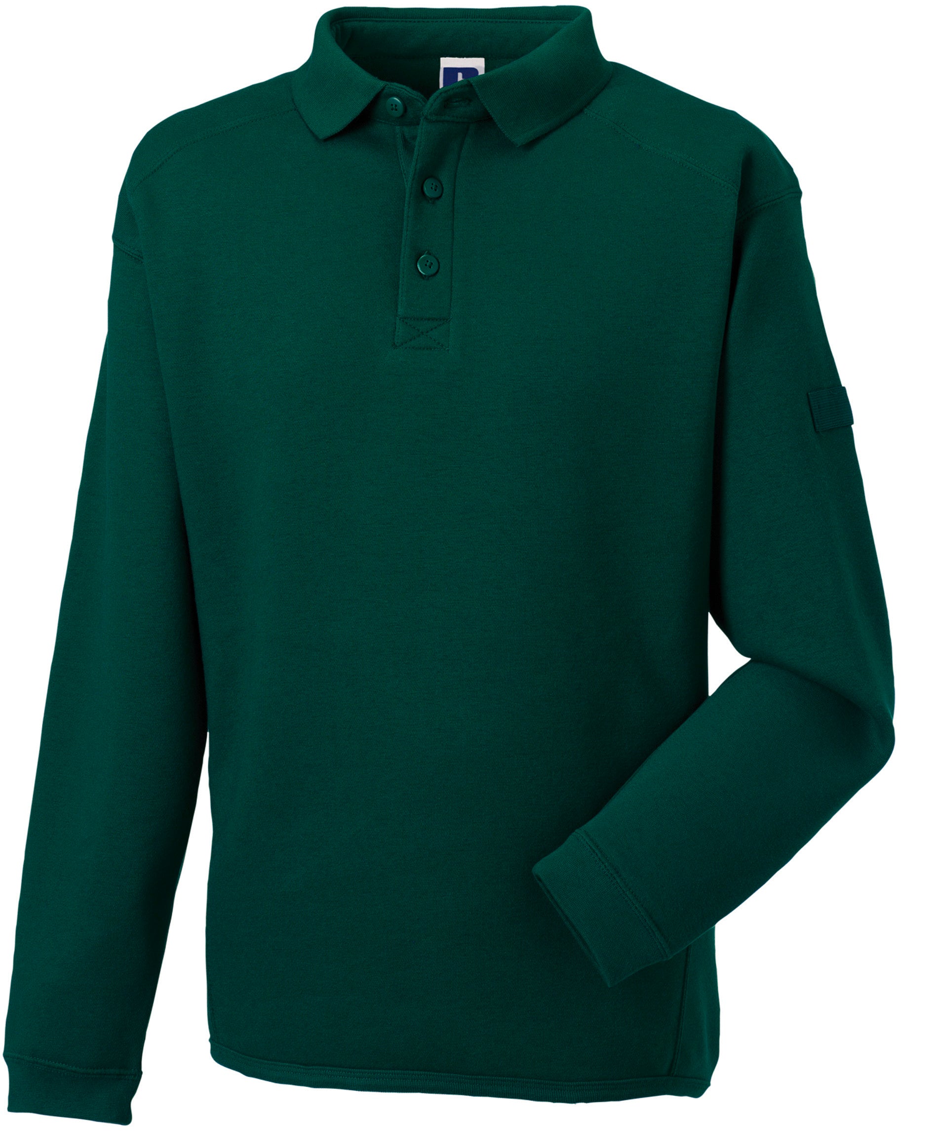 HEAVY DUTY POLO COLLAR SWEATSHIRT