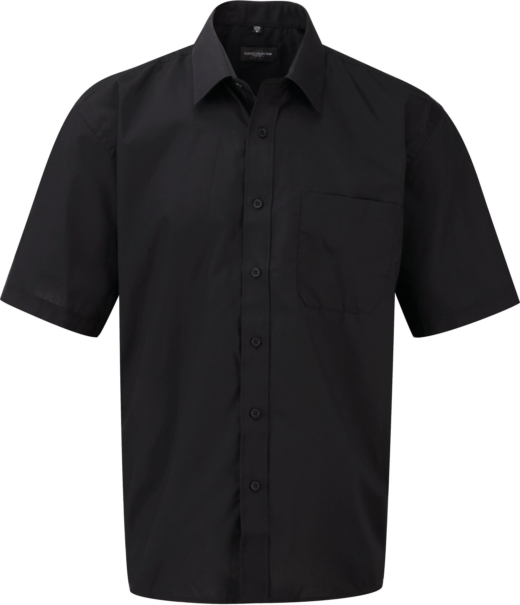 CHEMISE HOMME POPELINE POLYCOTON MANCHES COURTES