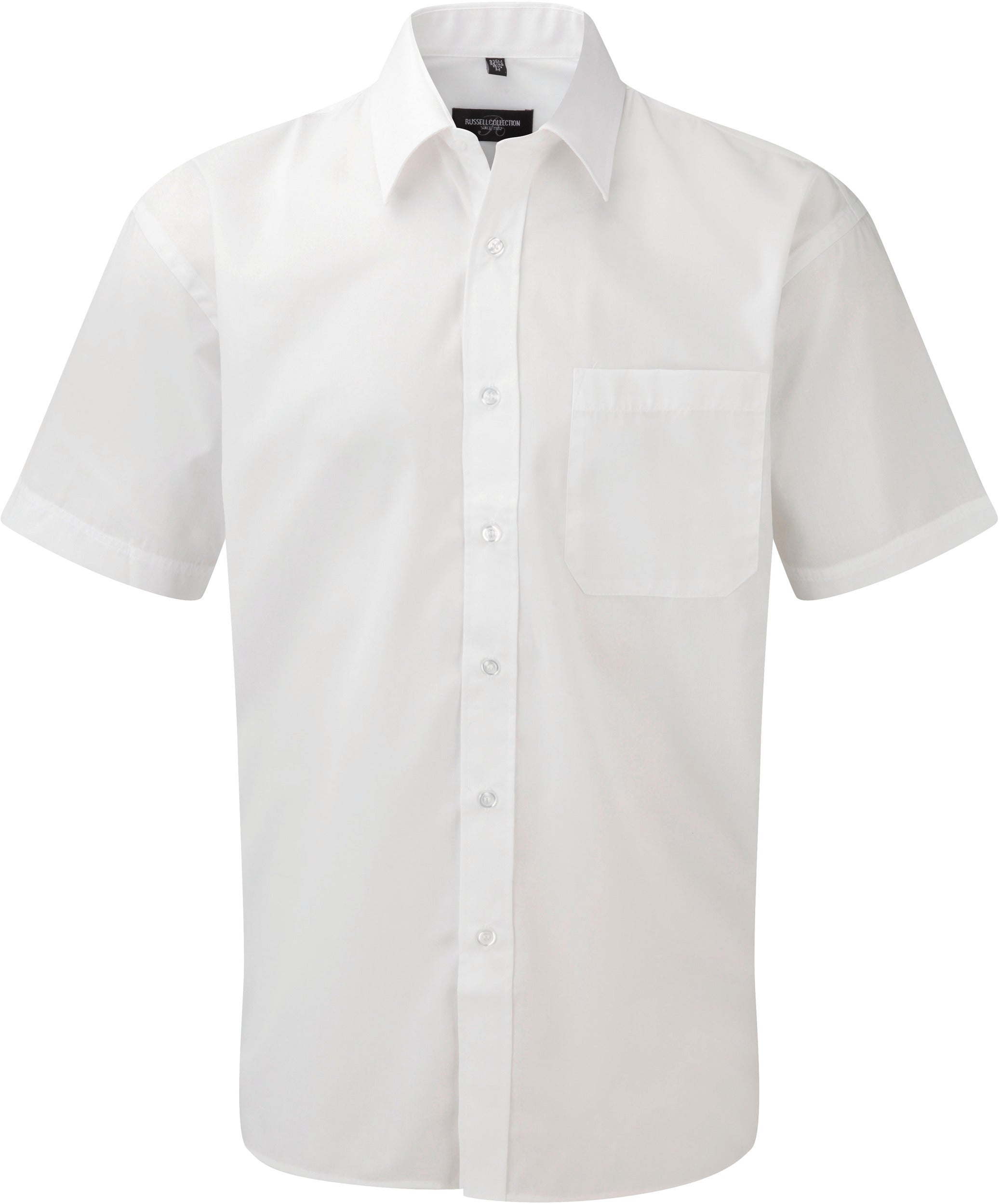 CHEMISE HOMME POPELINE POLYCOTON MANCHES COURTES