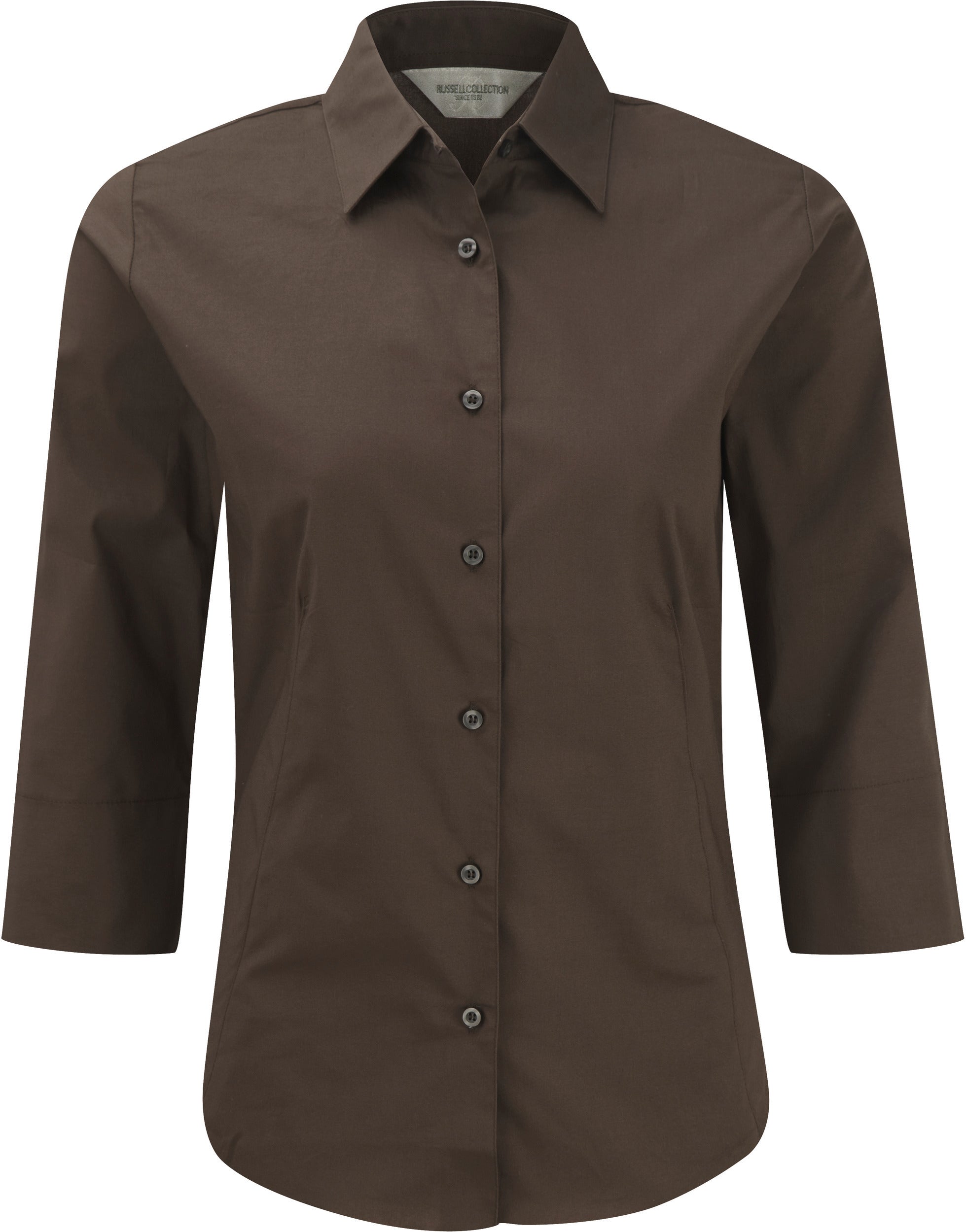 CHEMISE FITTÉE FEMME MANCHES 3/4