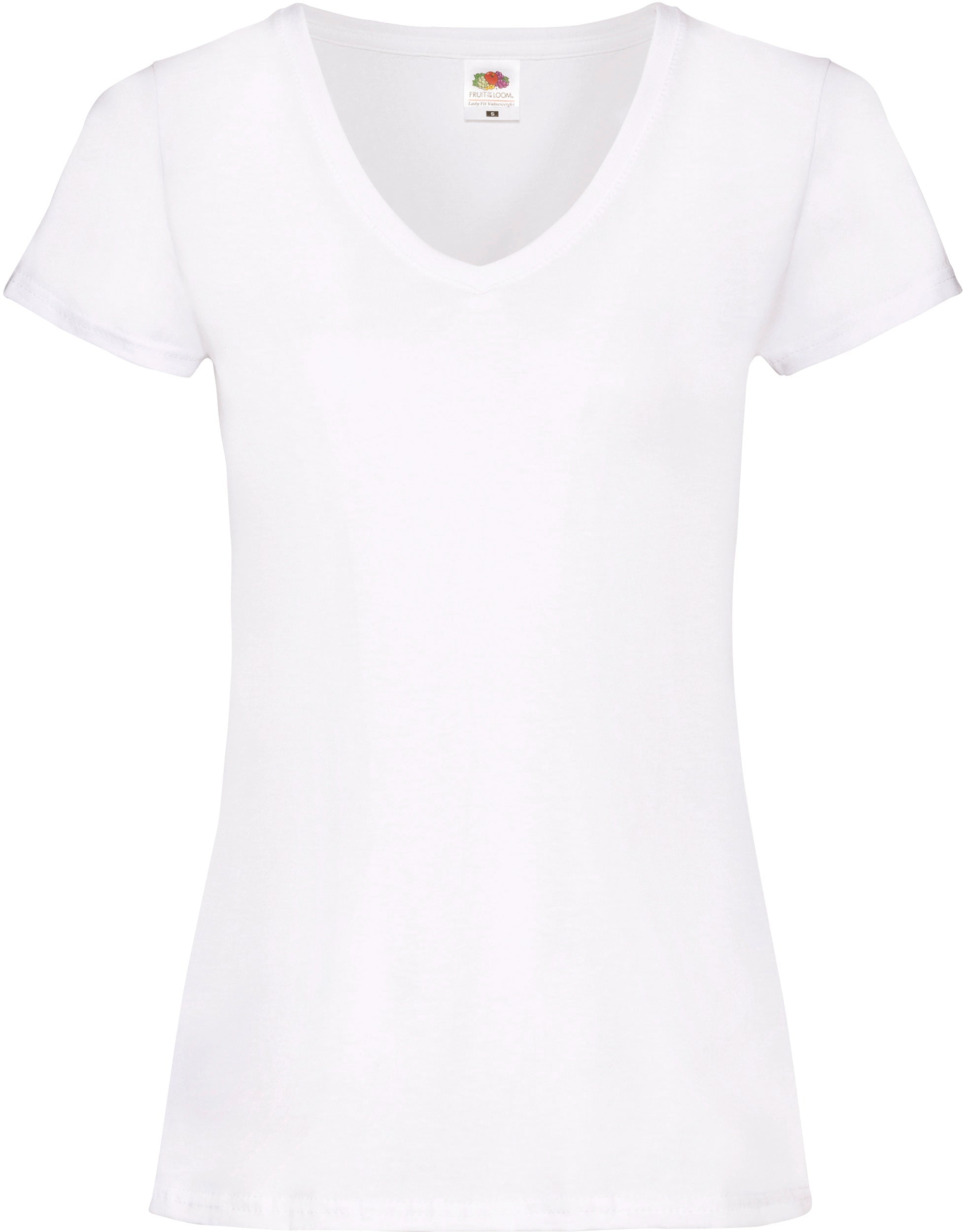 DAMES V-HALS VALUEWEIGHT T-SHIRT (61-398-0)
