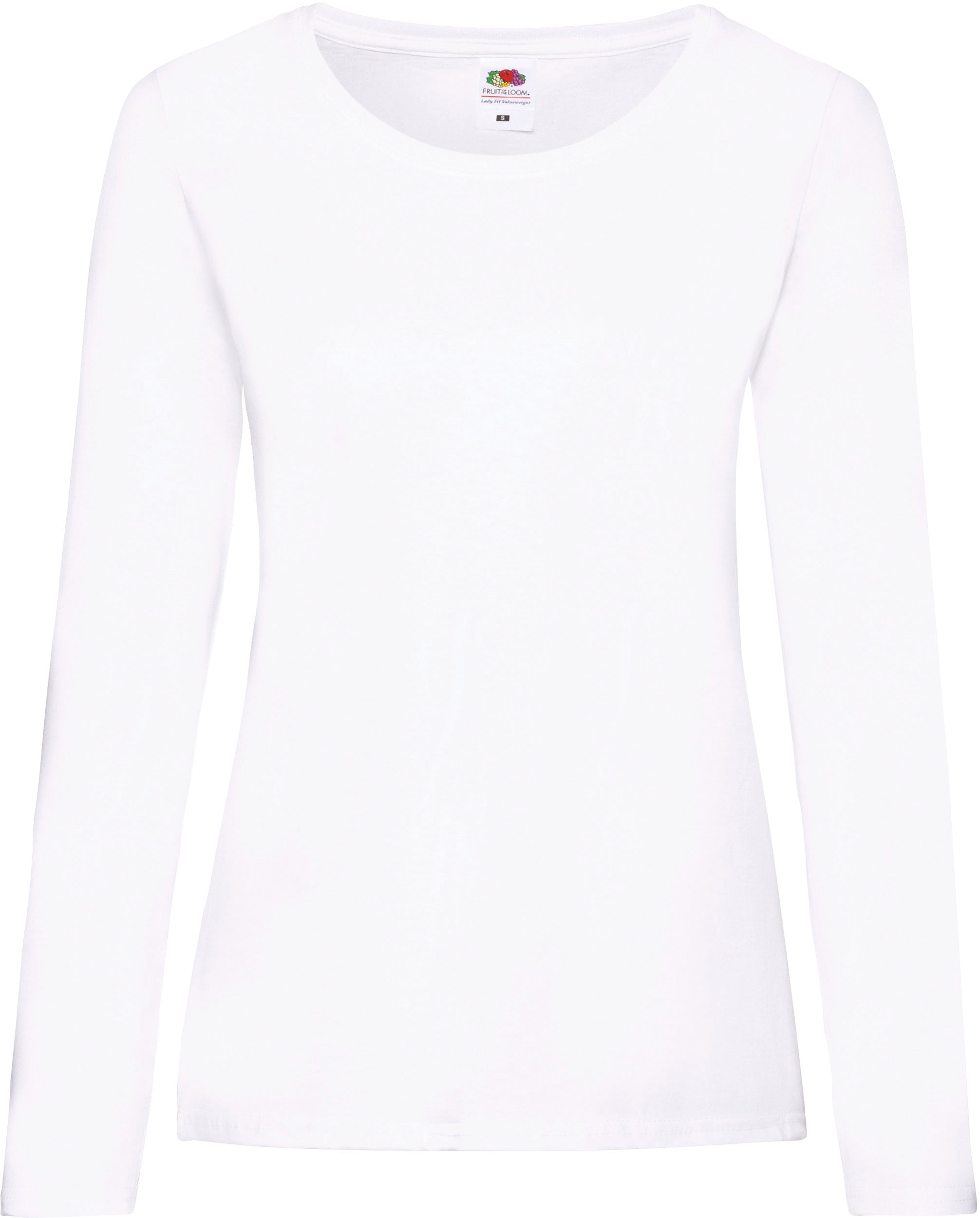 VALUEWEIGHT T-SHIRT MET LANGE MOUWEN VOOR DAMES (61-404-0)