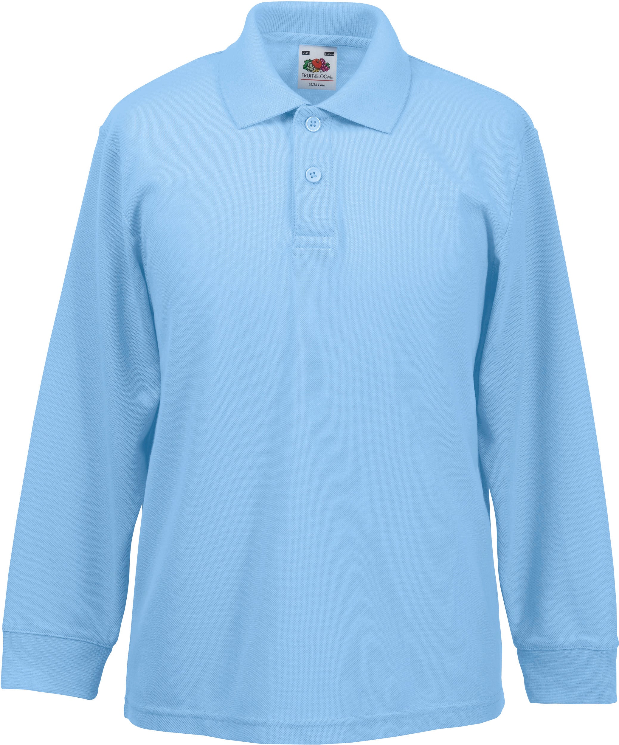 Polo enfant 65/35 manches longues