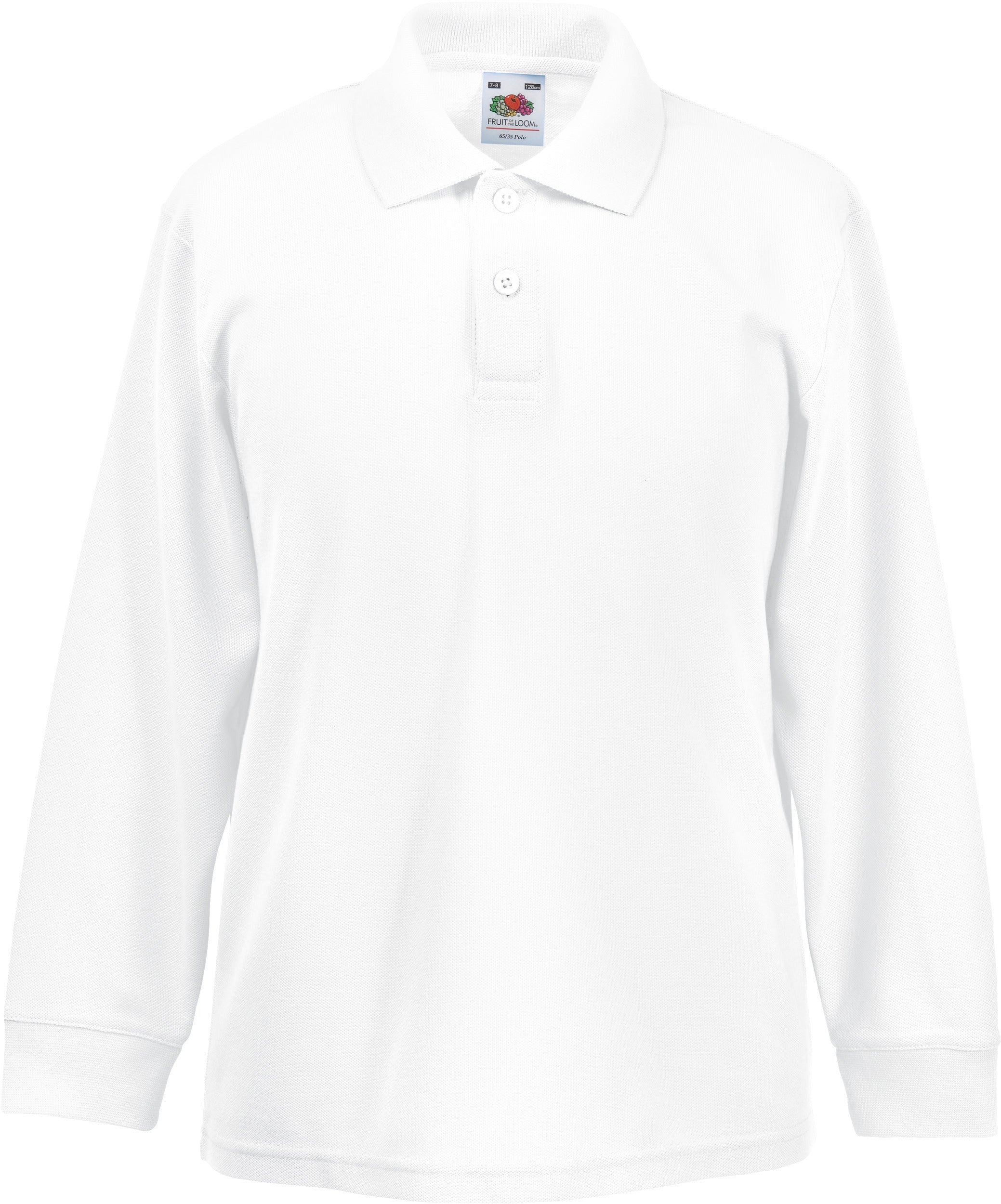 Polo enfant 65/35 manches longues