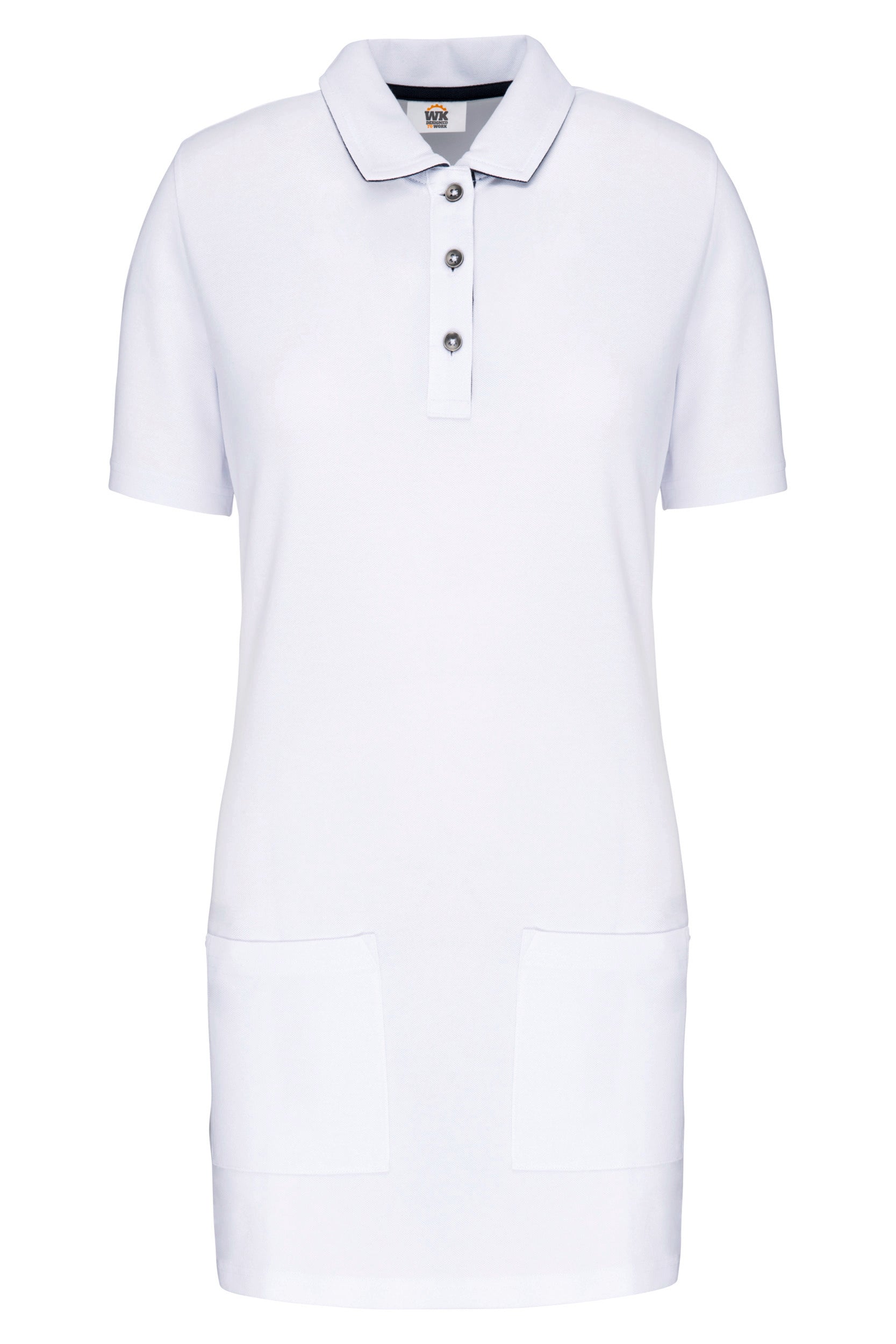 Polo long manches courtes femme