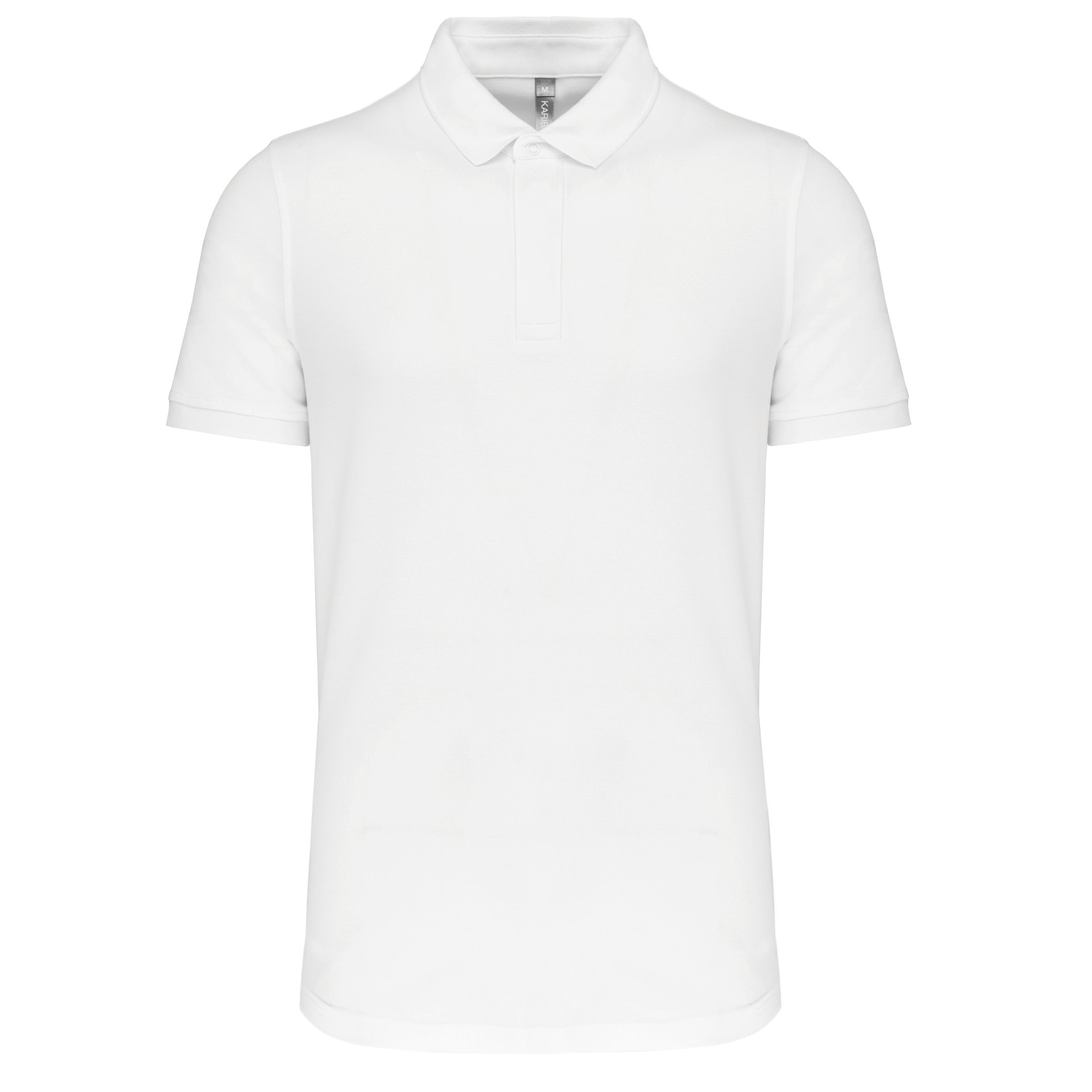 Polo col boutons pression manches courtes homme