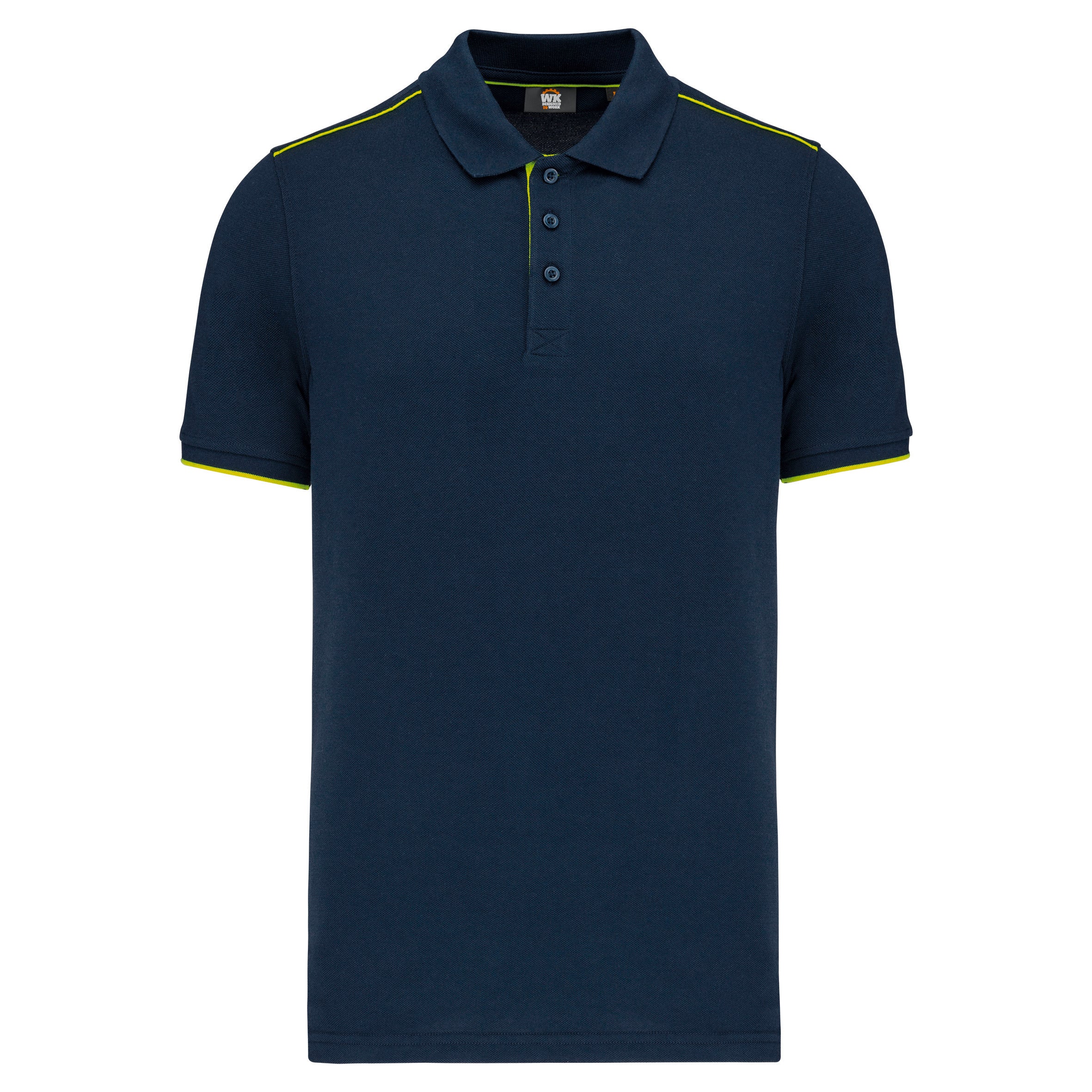 Polo DayToDay contrasté manches courtes homme