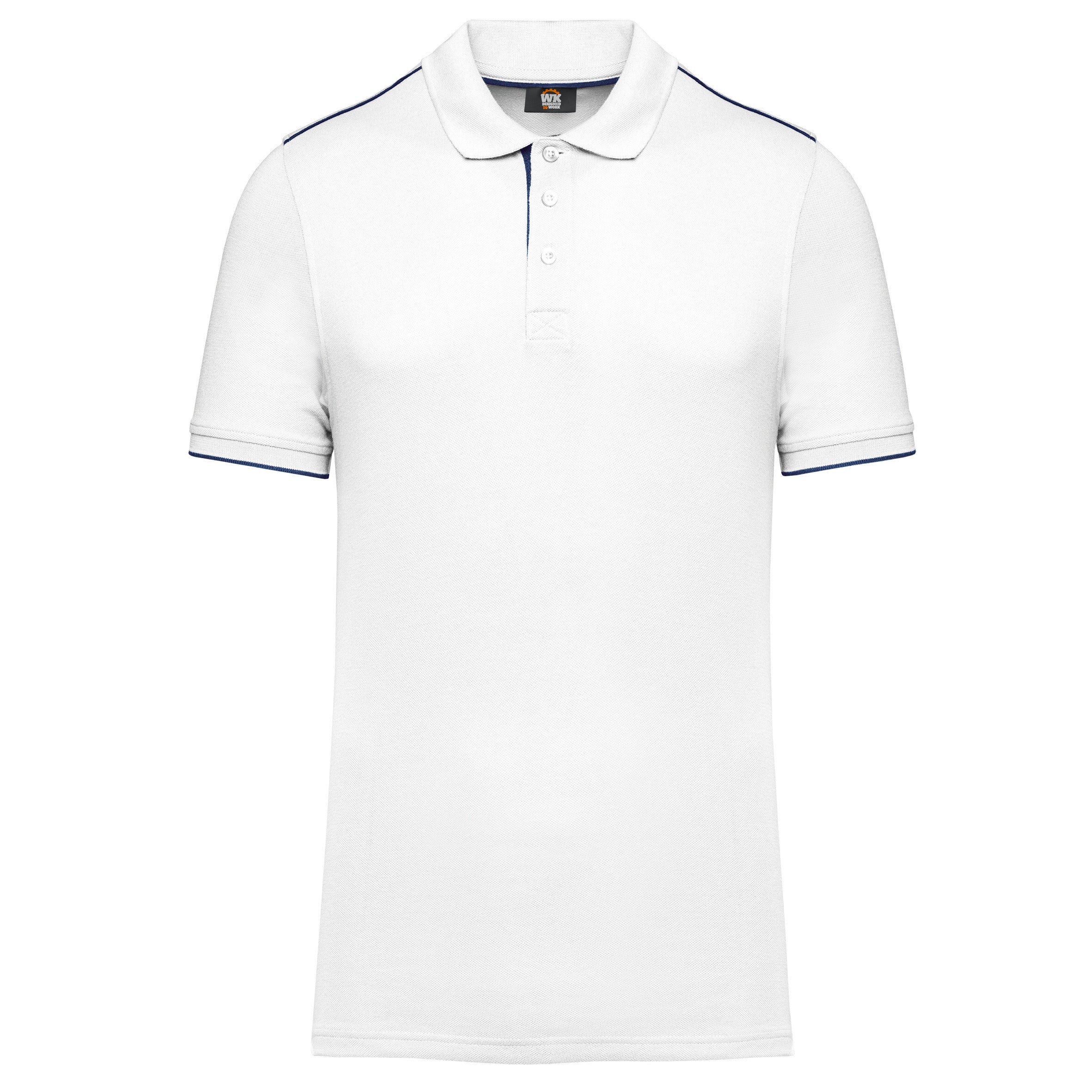 Polo DayToDay contrasté manches courtes homme