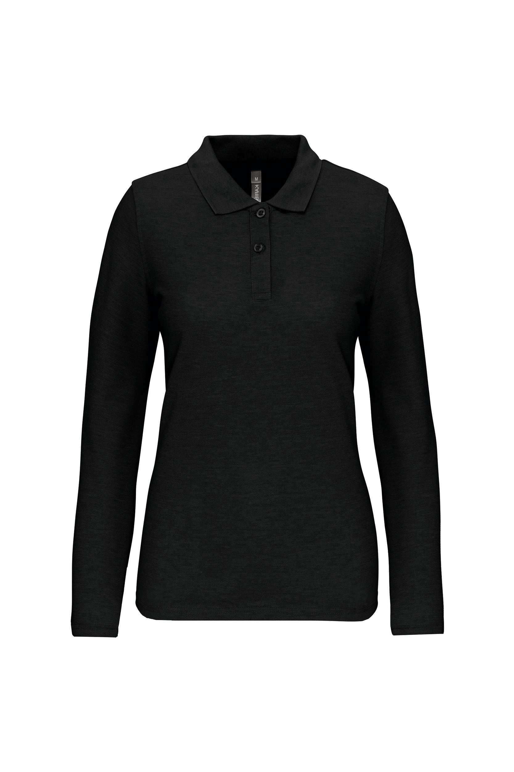 Women's long-sleeved polo shirt