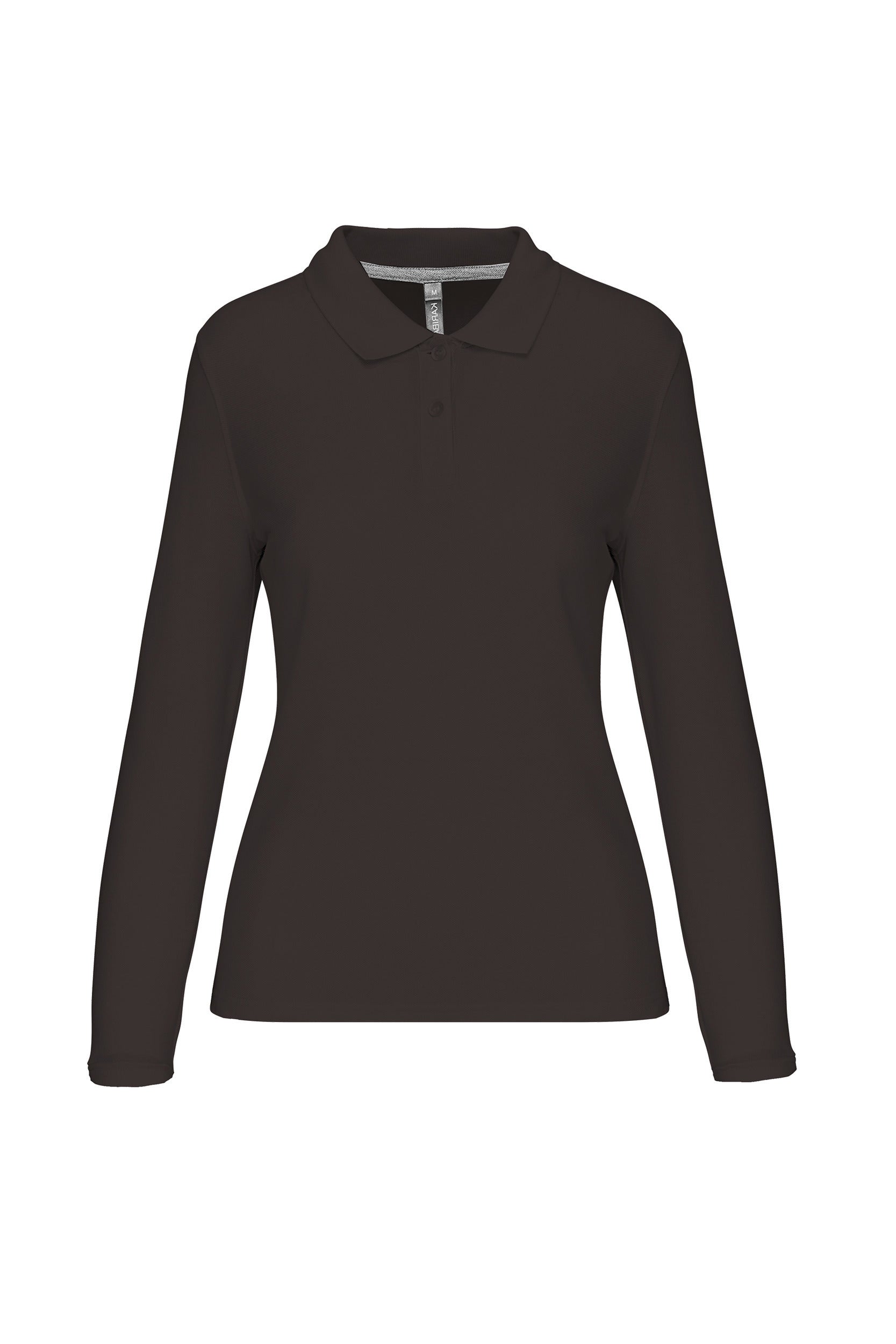 Women's long-sleeved polo shirt