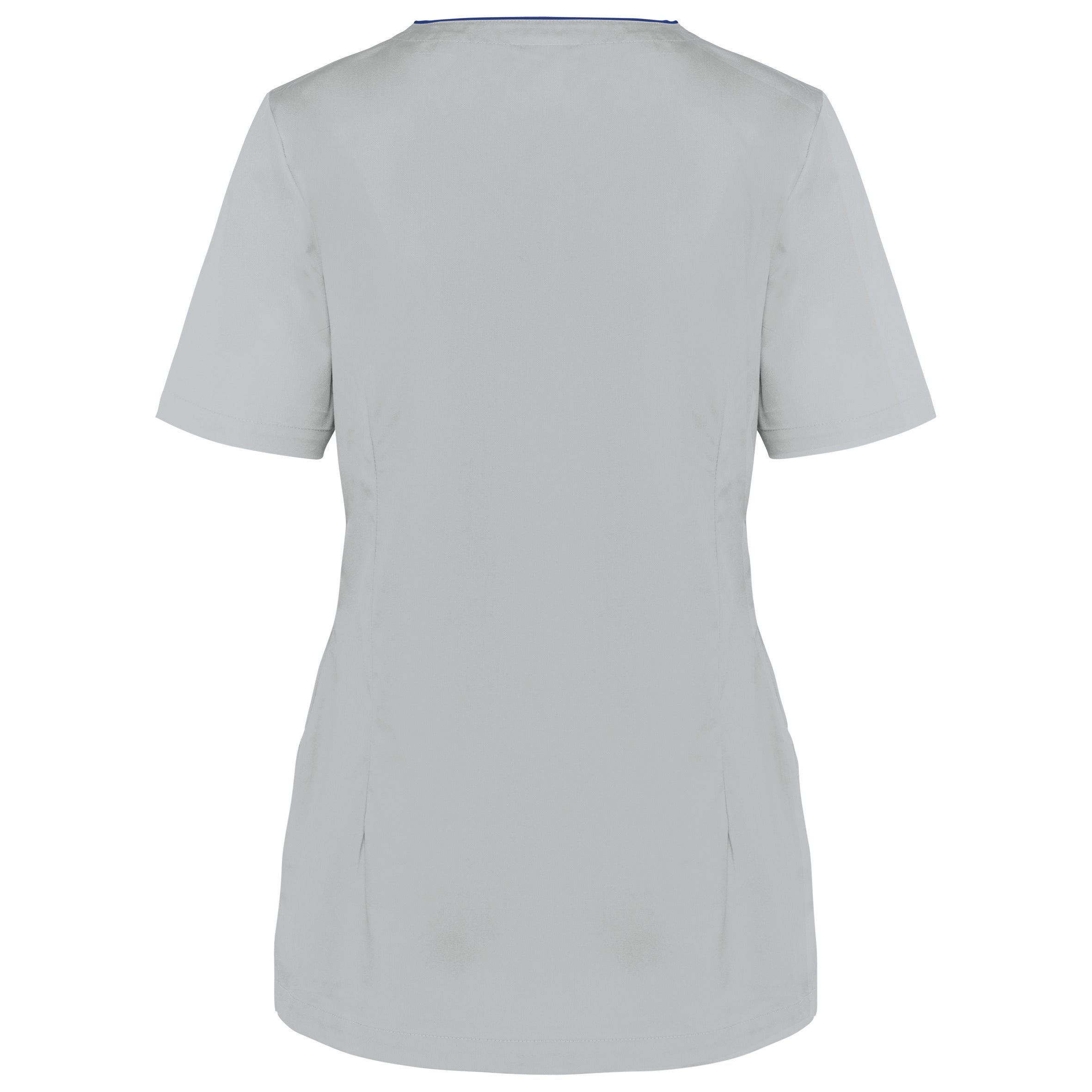 Women's polycotton blouse with press studs