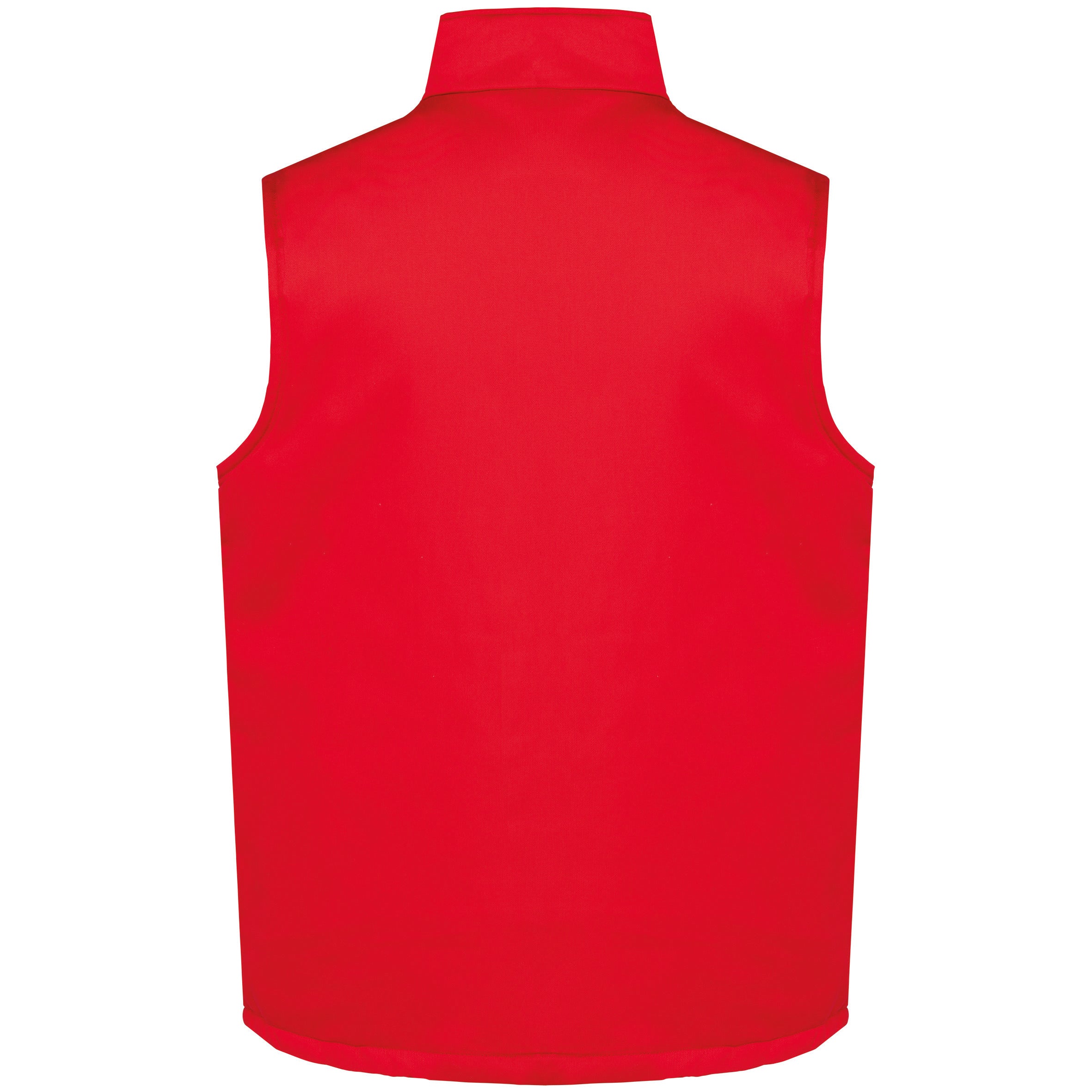 Unisex padded multi-pocket polycotton vest