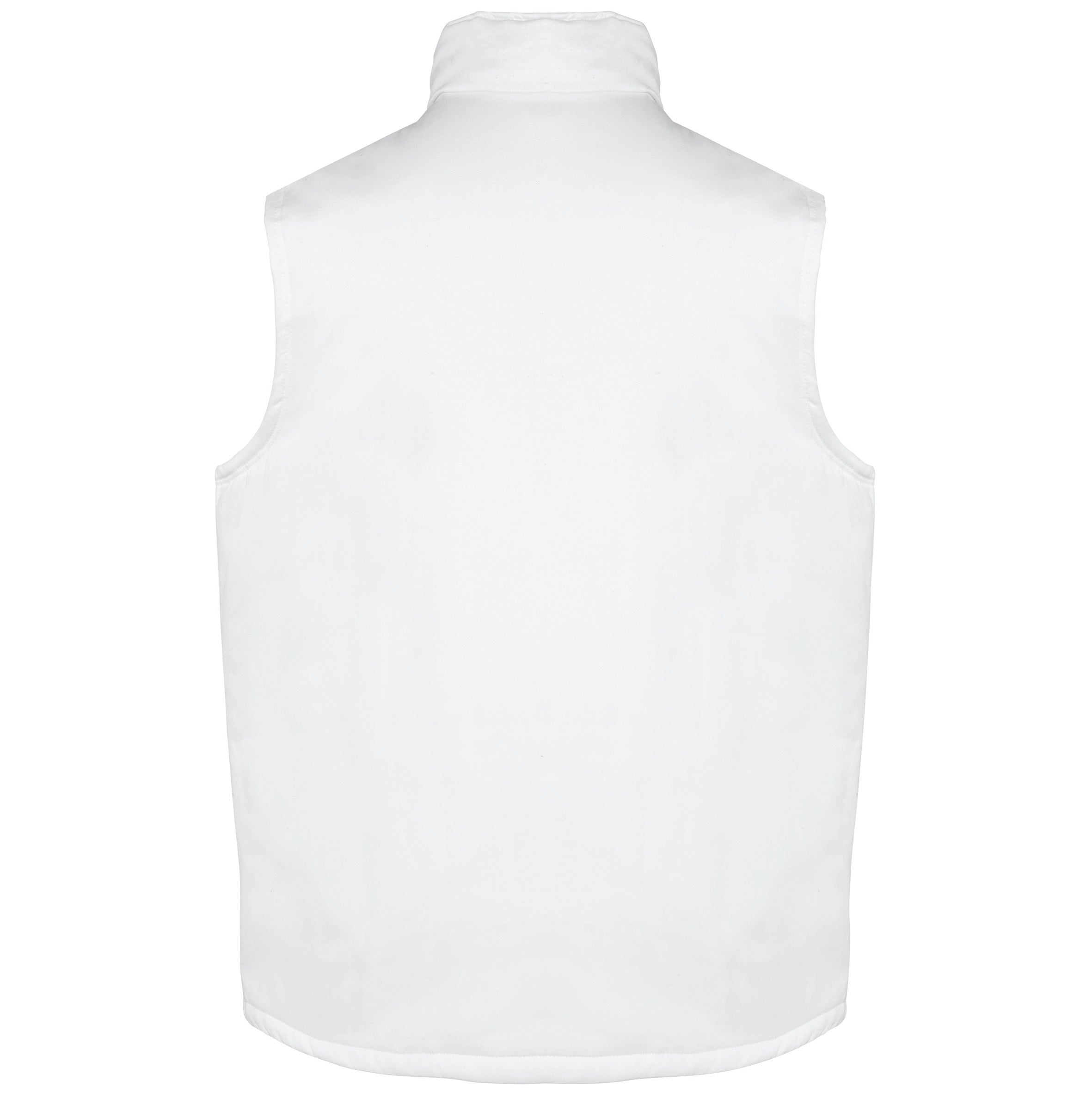 Unisex padded multi-pocket polycotton vest