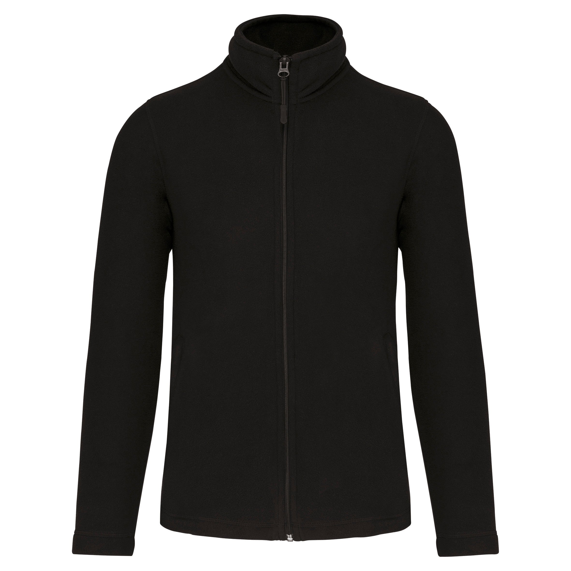 Herenjack van microfleece met rits