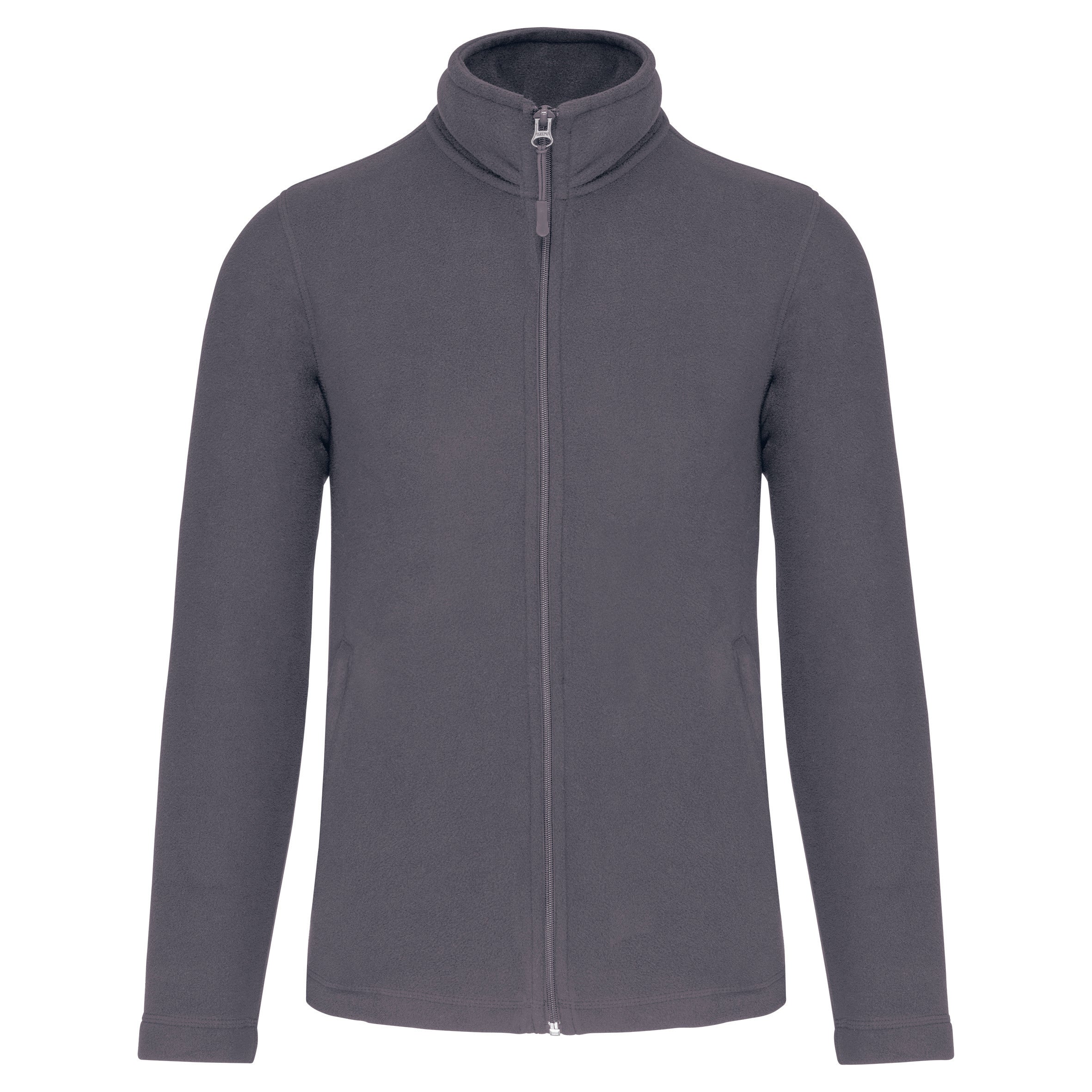Herenjack van microfleece met rits