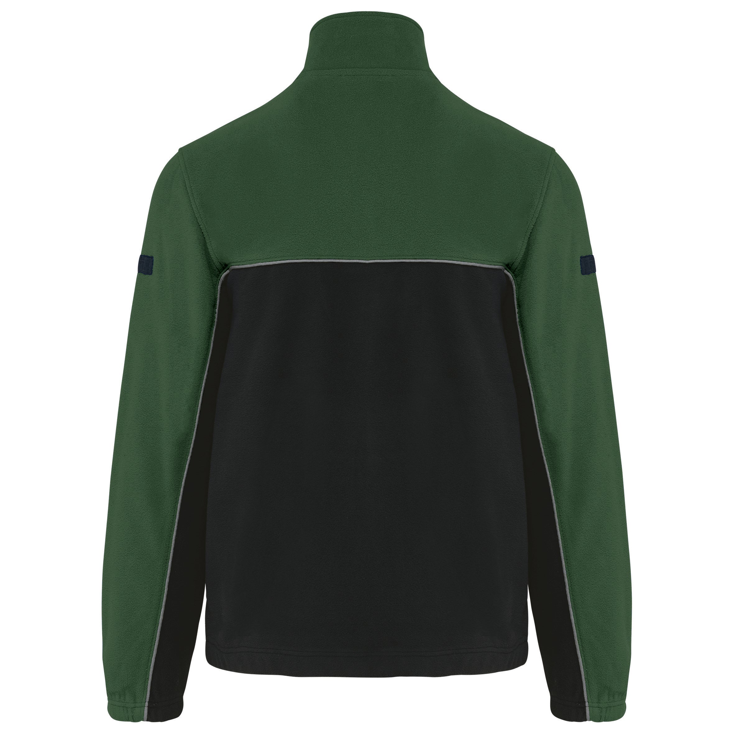 Unisex eco-responsible two-tone microfleece jacket