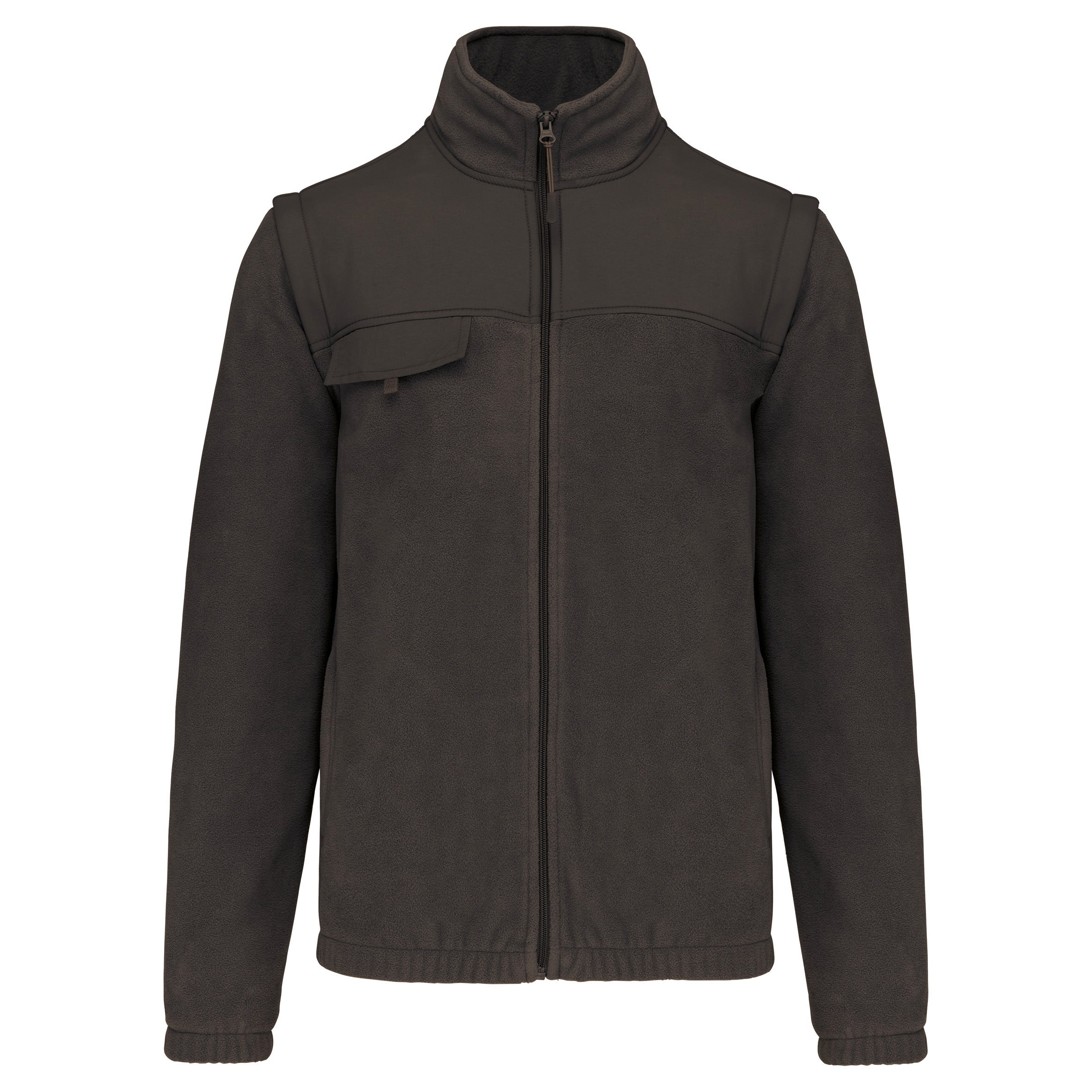 Veste polaire manches amovibles homme