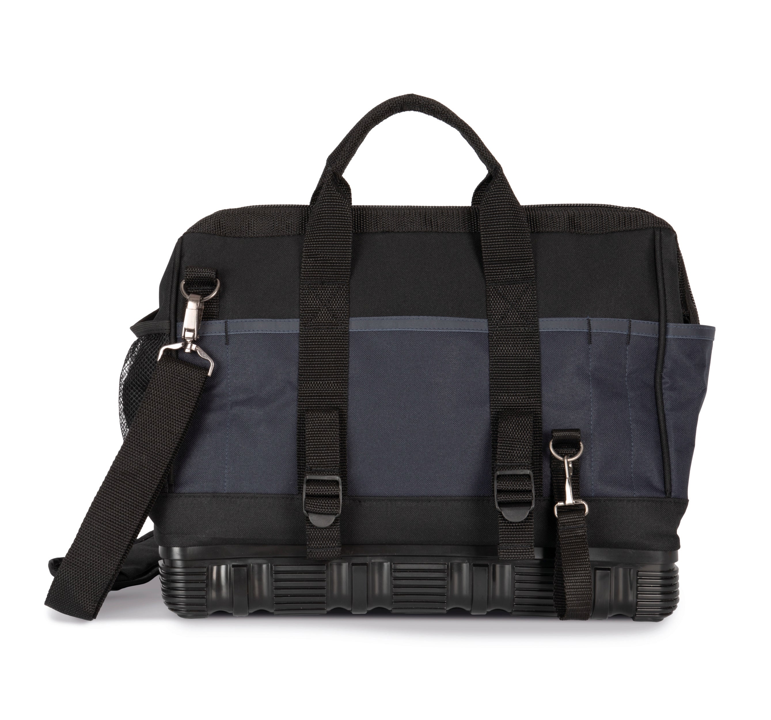 Tool bag with plastic bottom